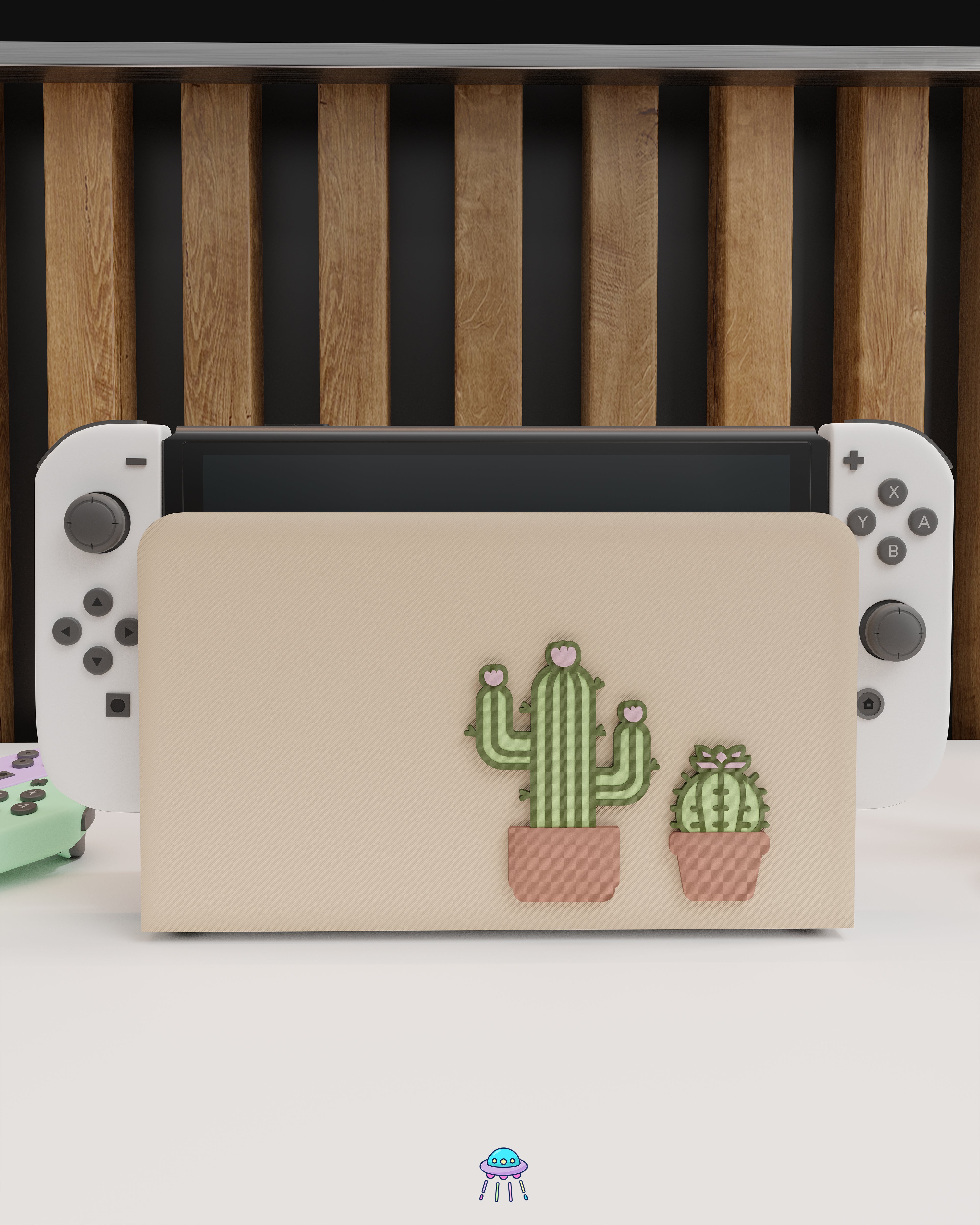 Cactus Dock Cover for Nintendo Switch – Original Faceplate Design
