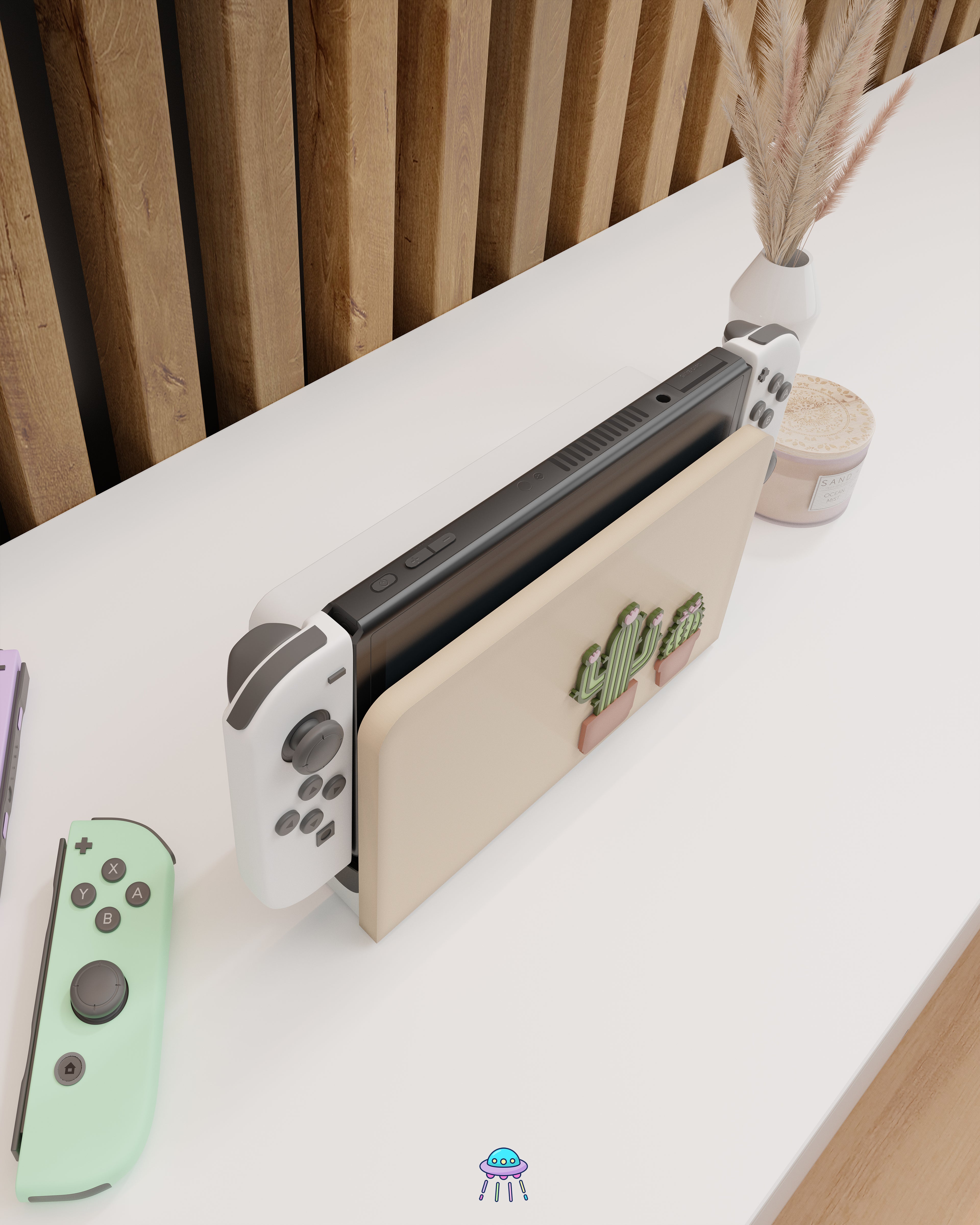 Cactus Dock Cover for Nintendo Switch – Original Faceplate Design
