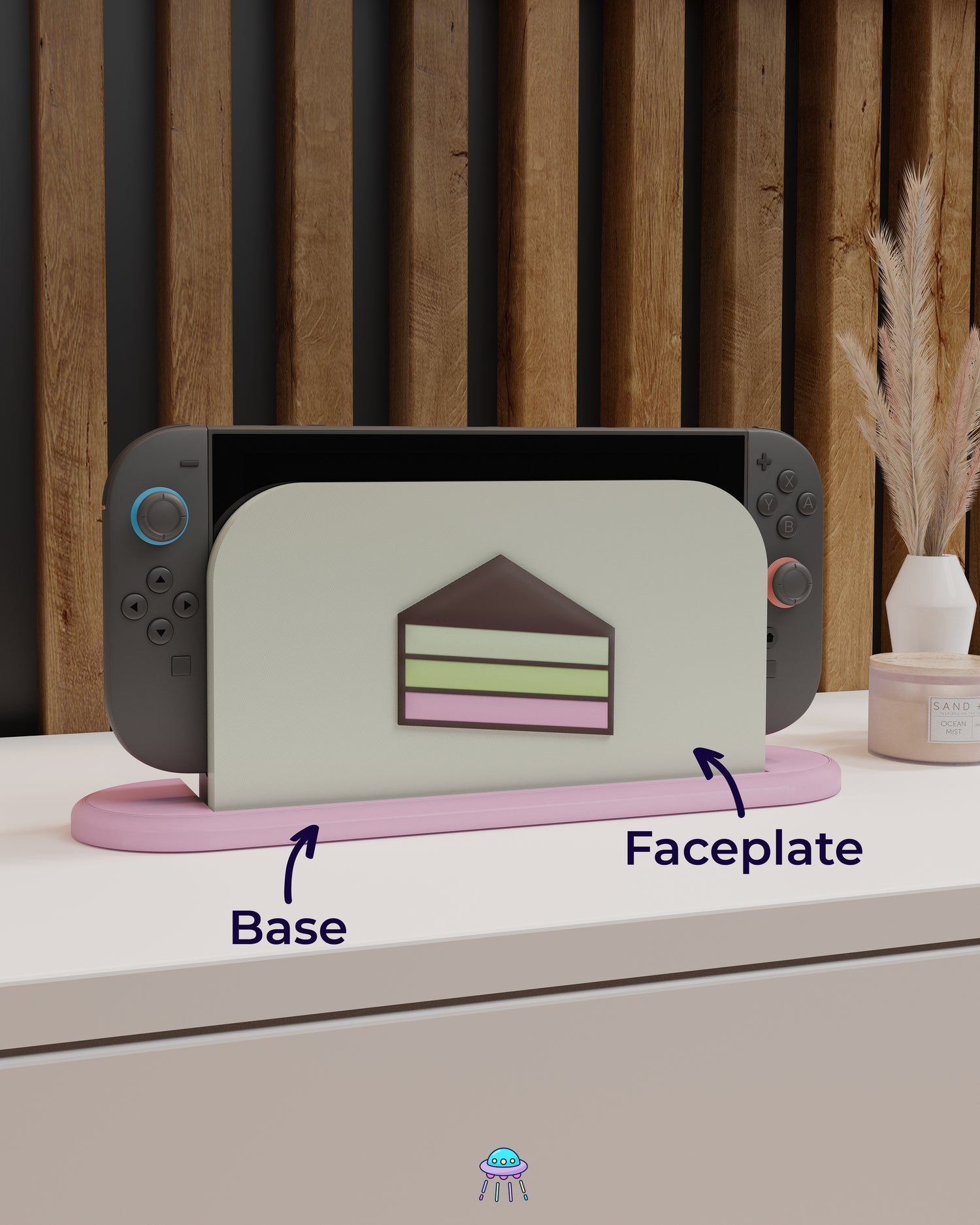 Layer Cake Dock Cover for Nintendo Switch 2 – Original Faceplate Design