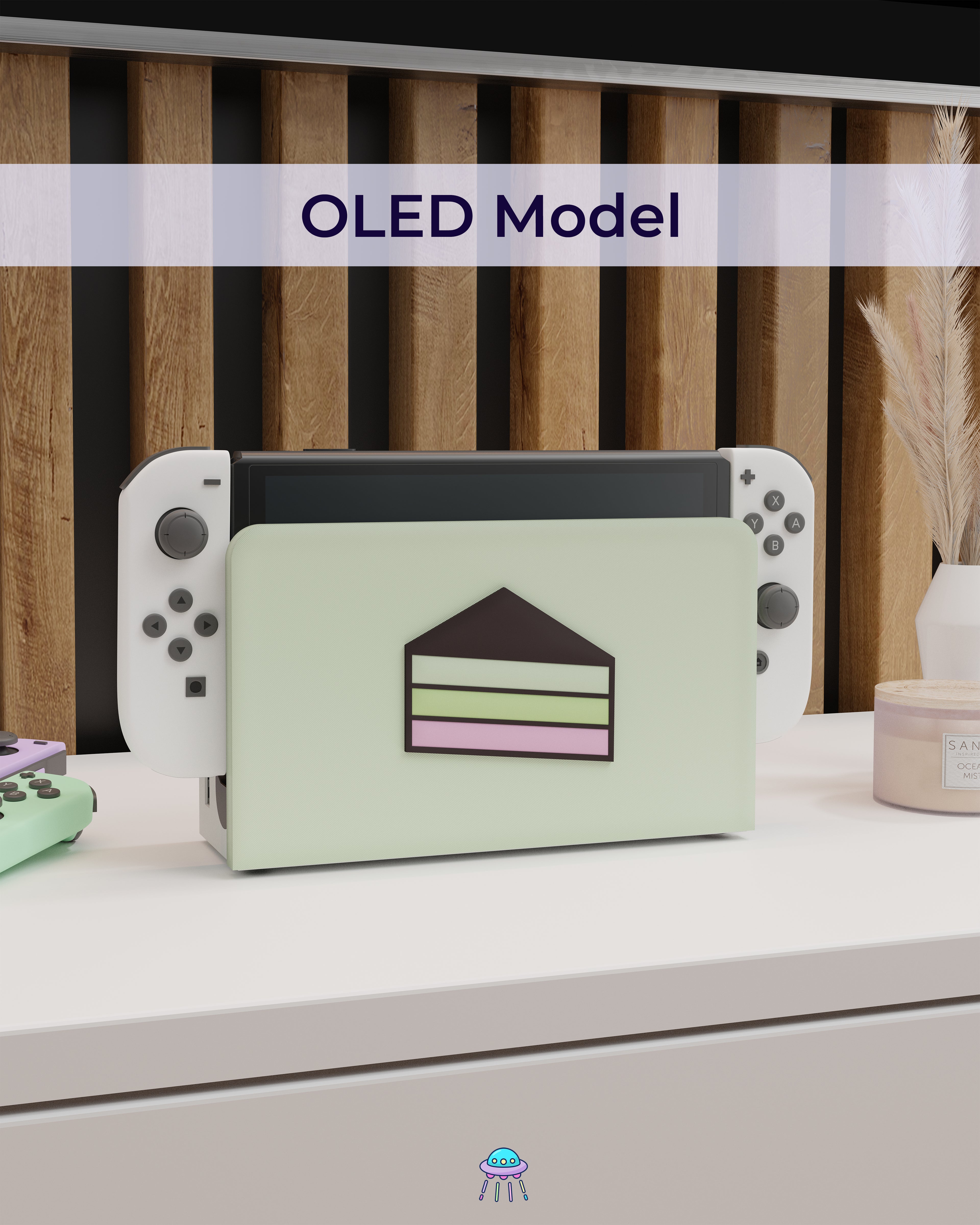 Layer Cake Cover for Nintendo Switch – Original Faceplate Design