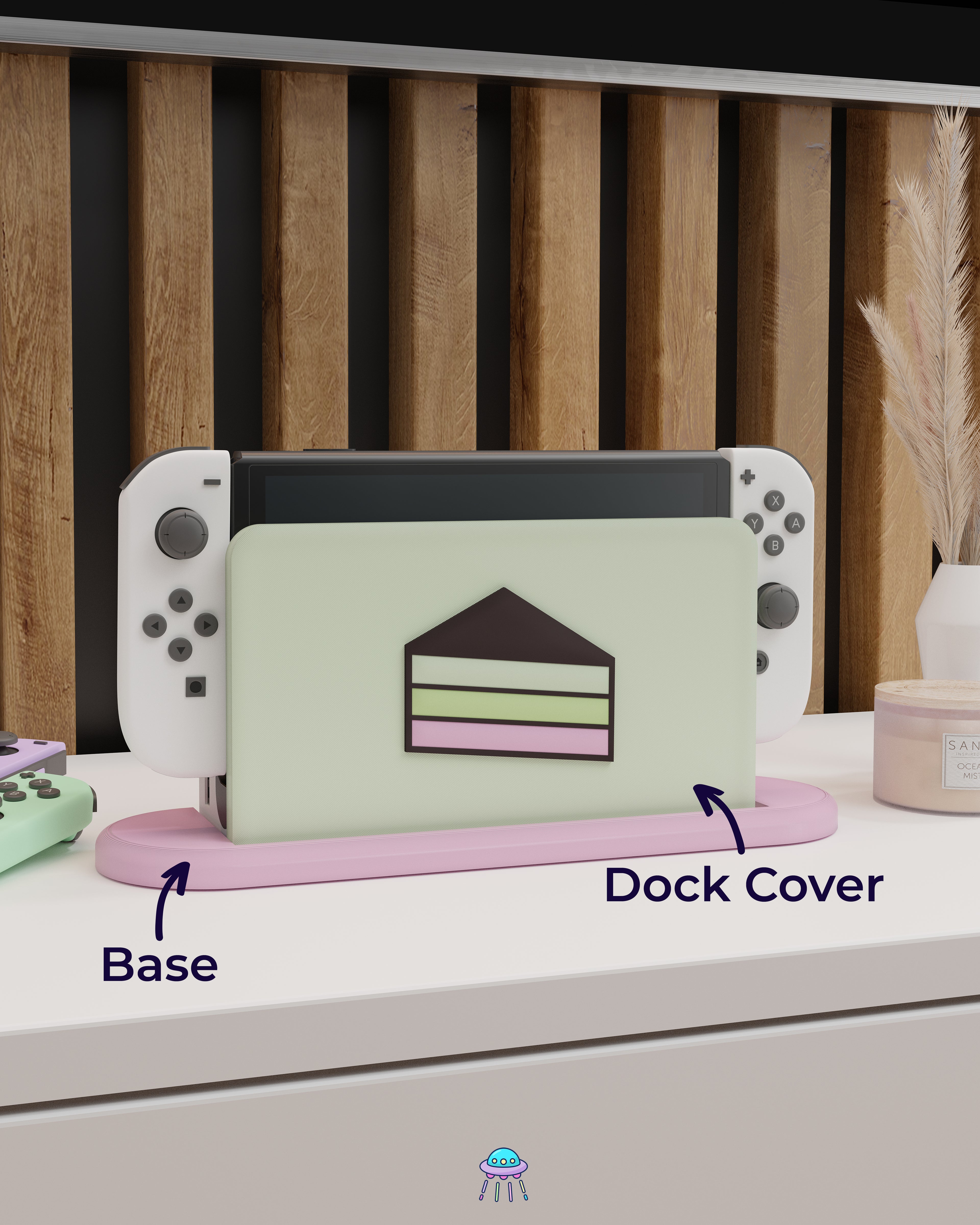 Layer Cake Cover for Nintendo Switch – Original Faceplate Design