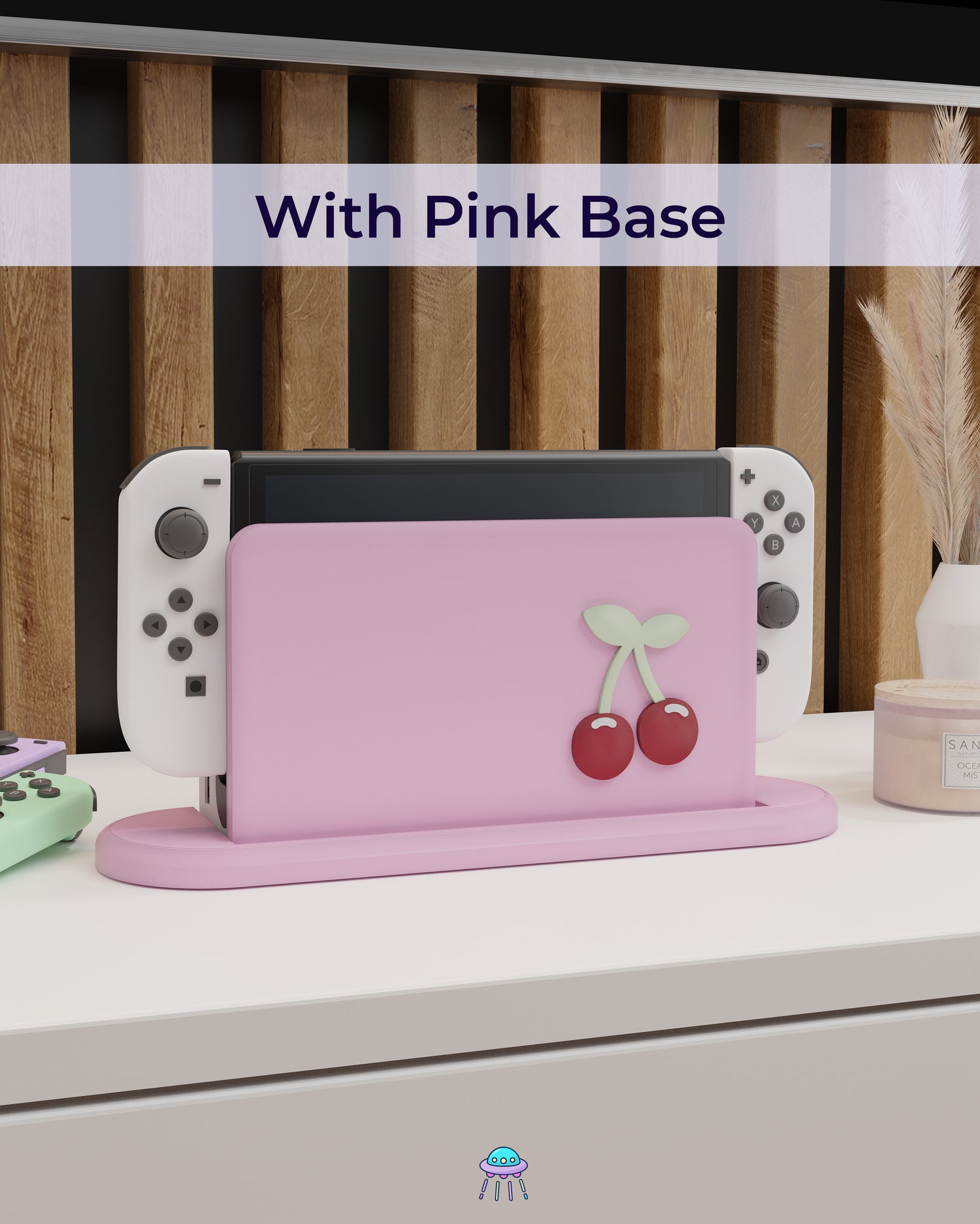 Cherry Dock Cover for Nintendo Switch – Original Faceplate Design