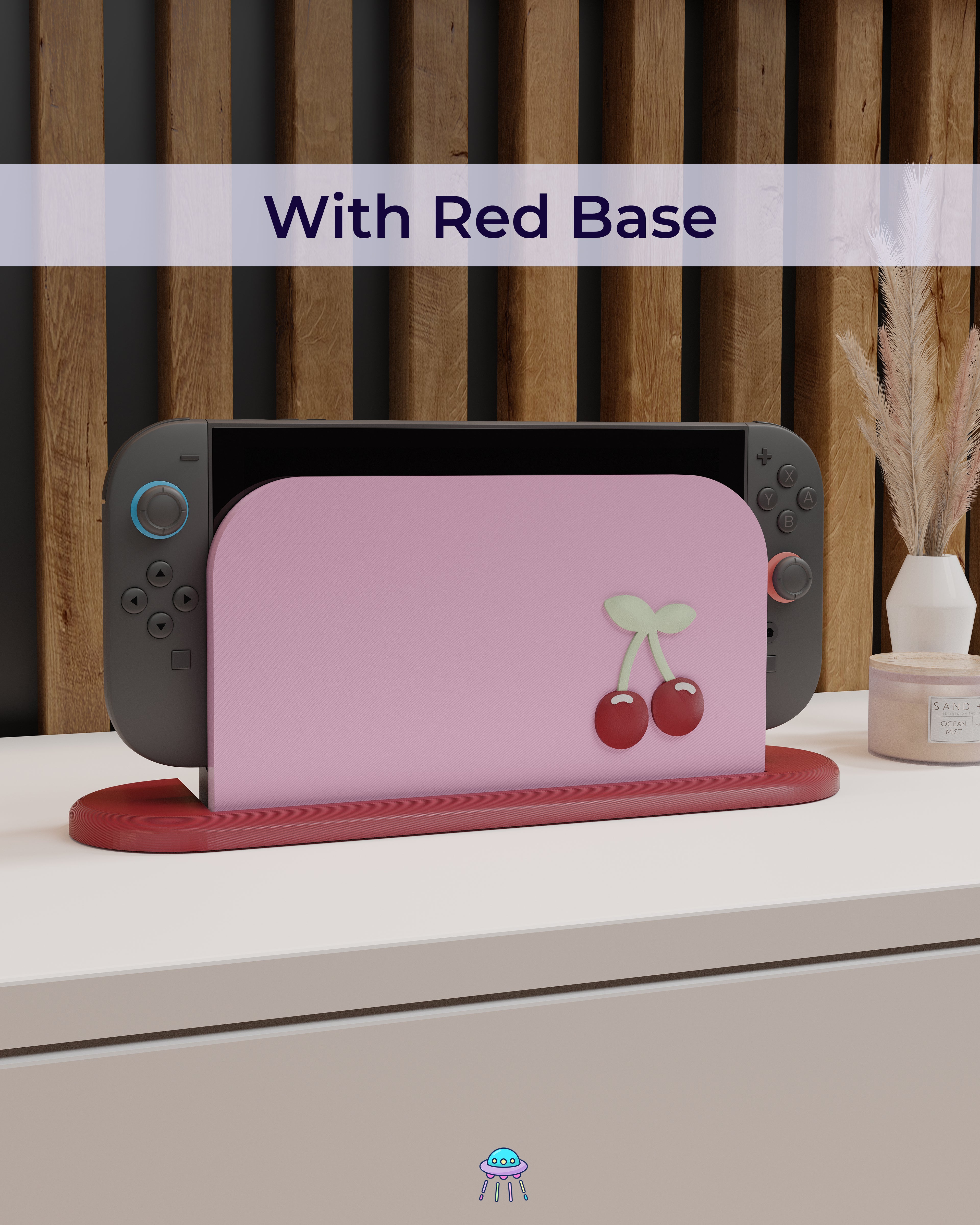 Cherry Dock Cover for Nintendo Switch 2 – Original Faceplate Design