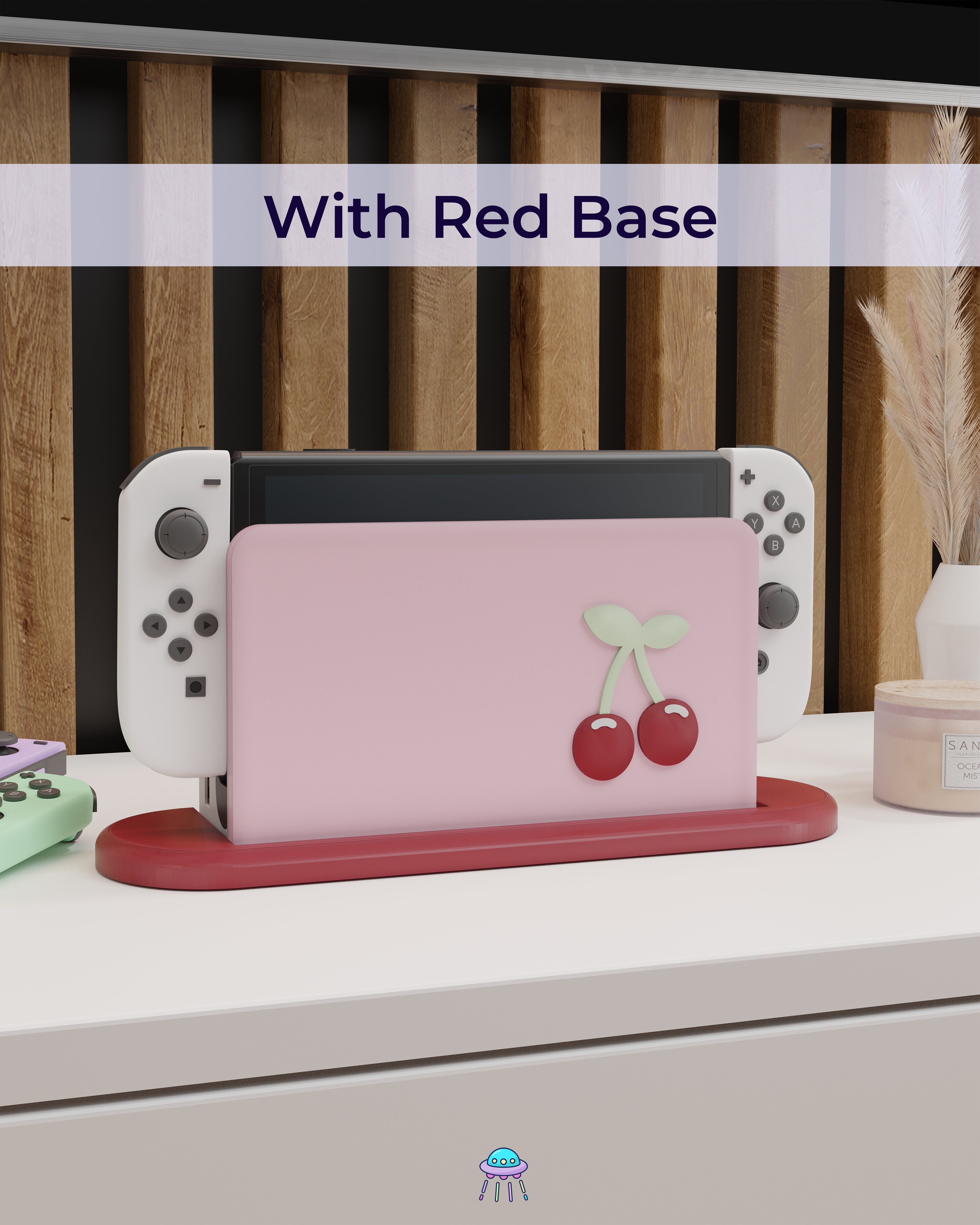 Cherry Dock Cover for Nintendo Switch – Original Faceplate Design