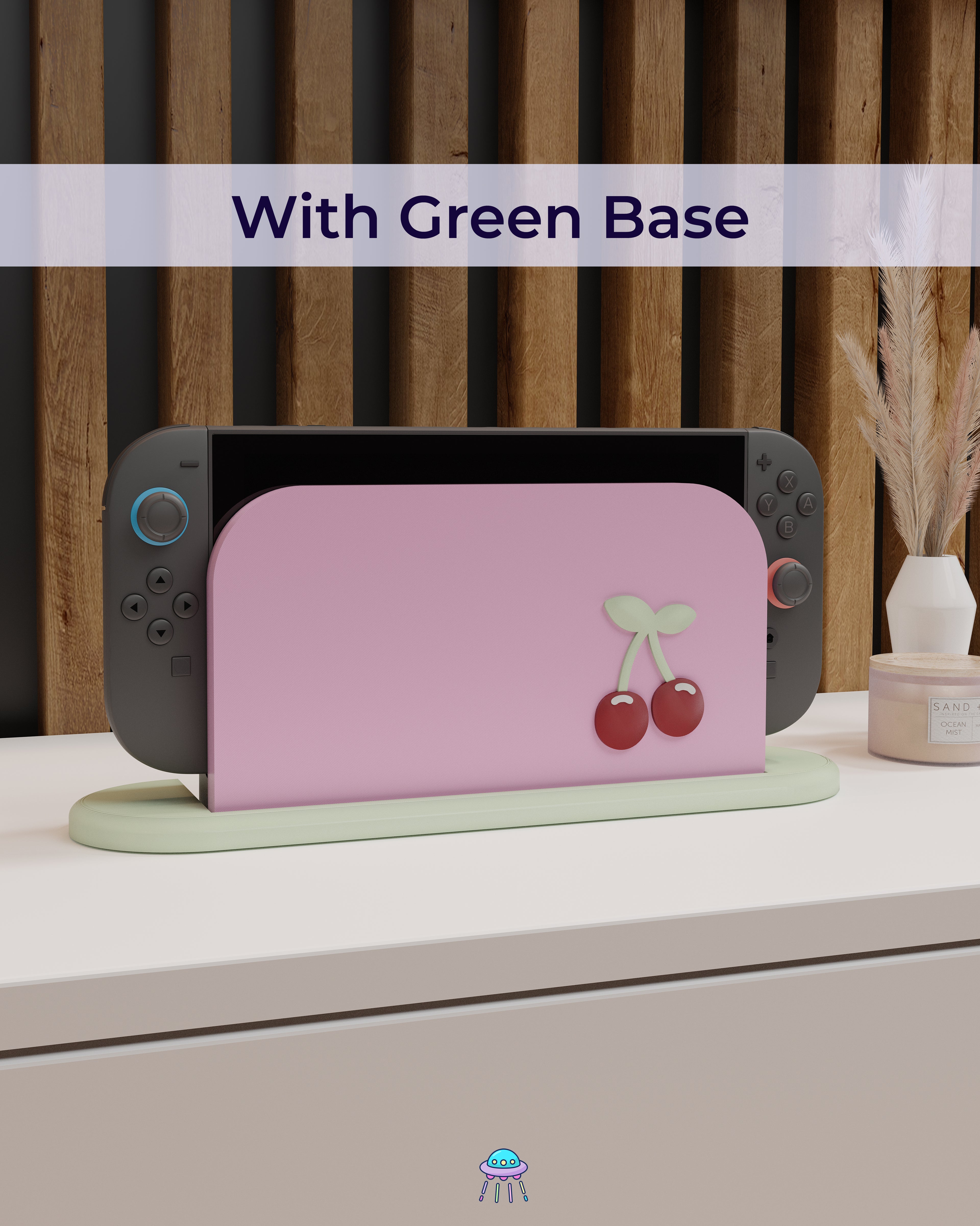 Cherry Dock Cover for Nintendo Switch 2 – Original Faceplate Design