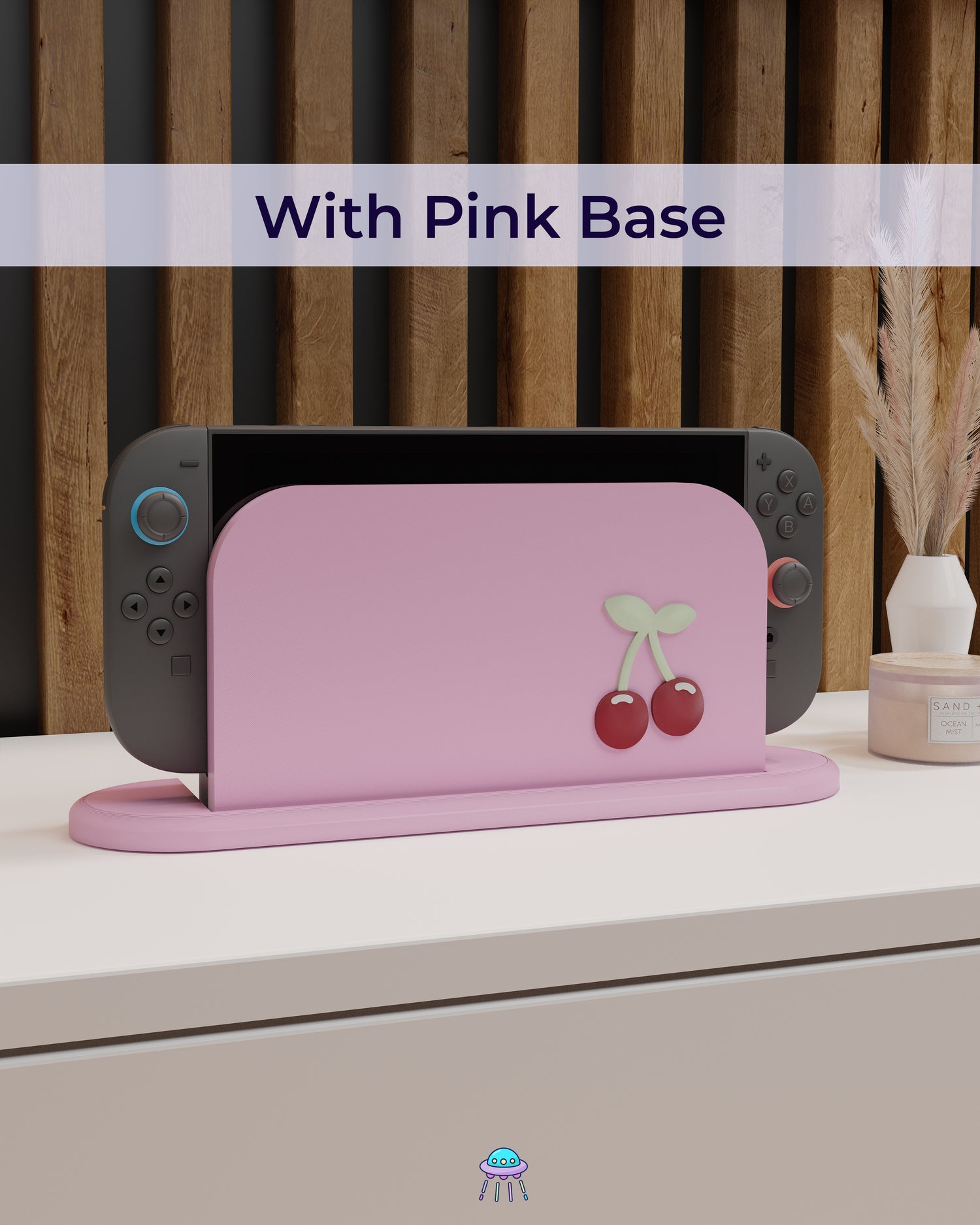 Cherry Dock Cover for Nintendo Switch 2 – Original Faceplate Design