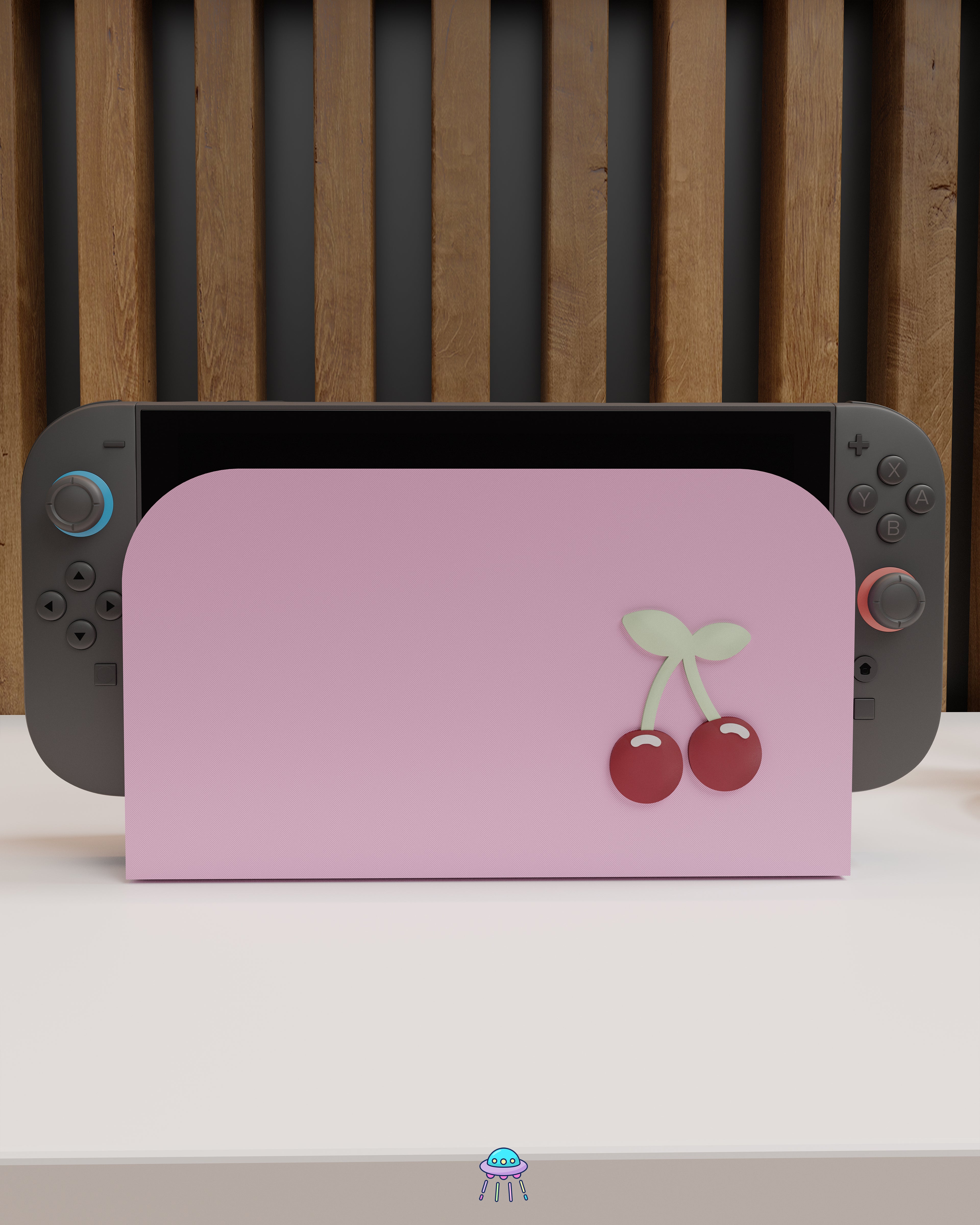 Cherry Dock Cover for Nintendo Switch 2 – Original Faceplate Design