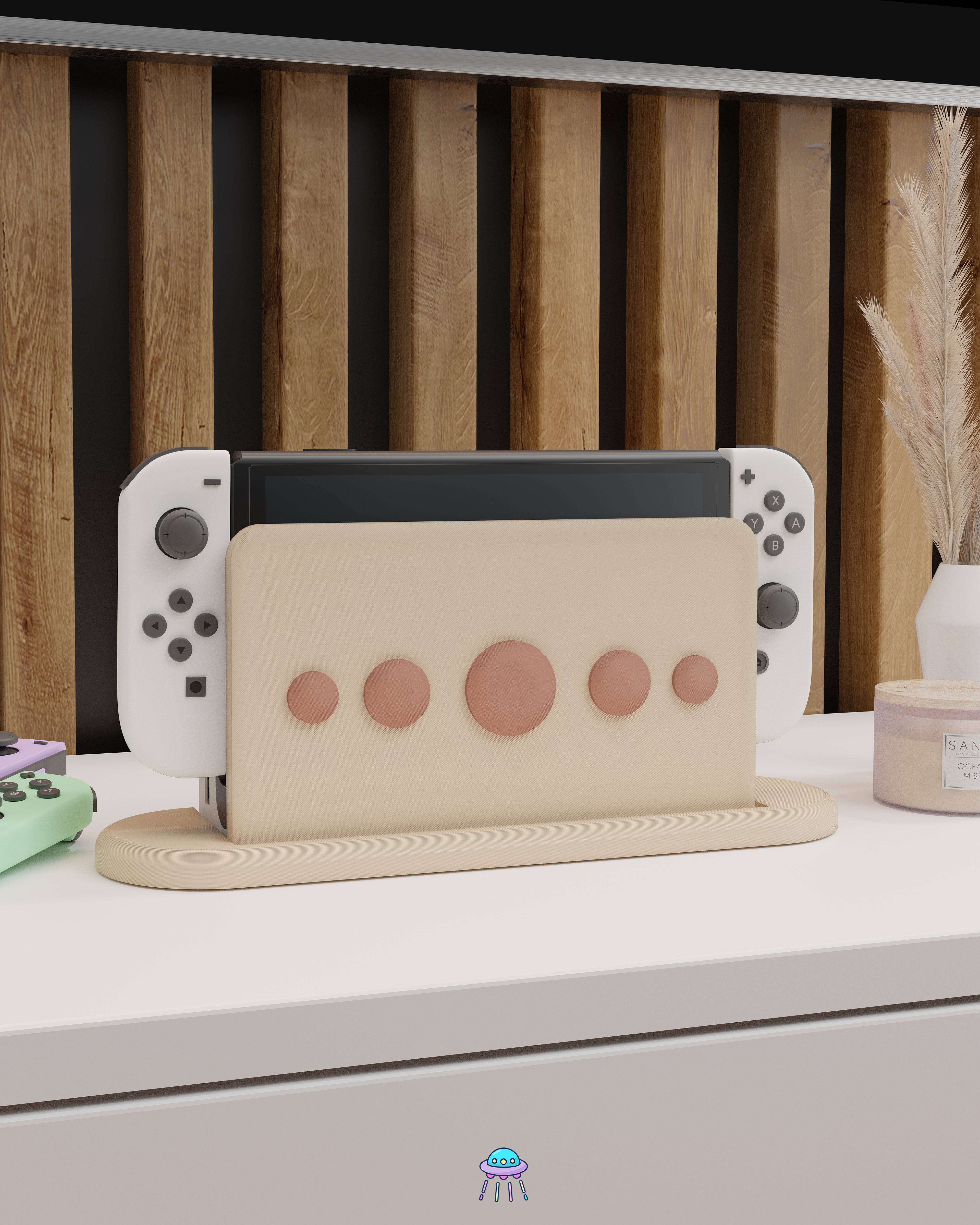 Circles Cover for Nintendo Switch – Original Faceplate Design