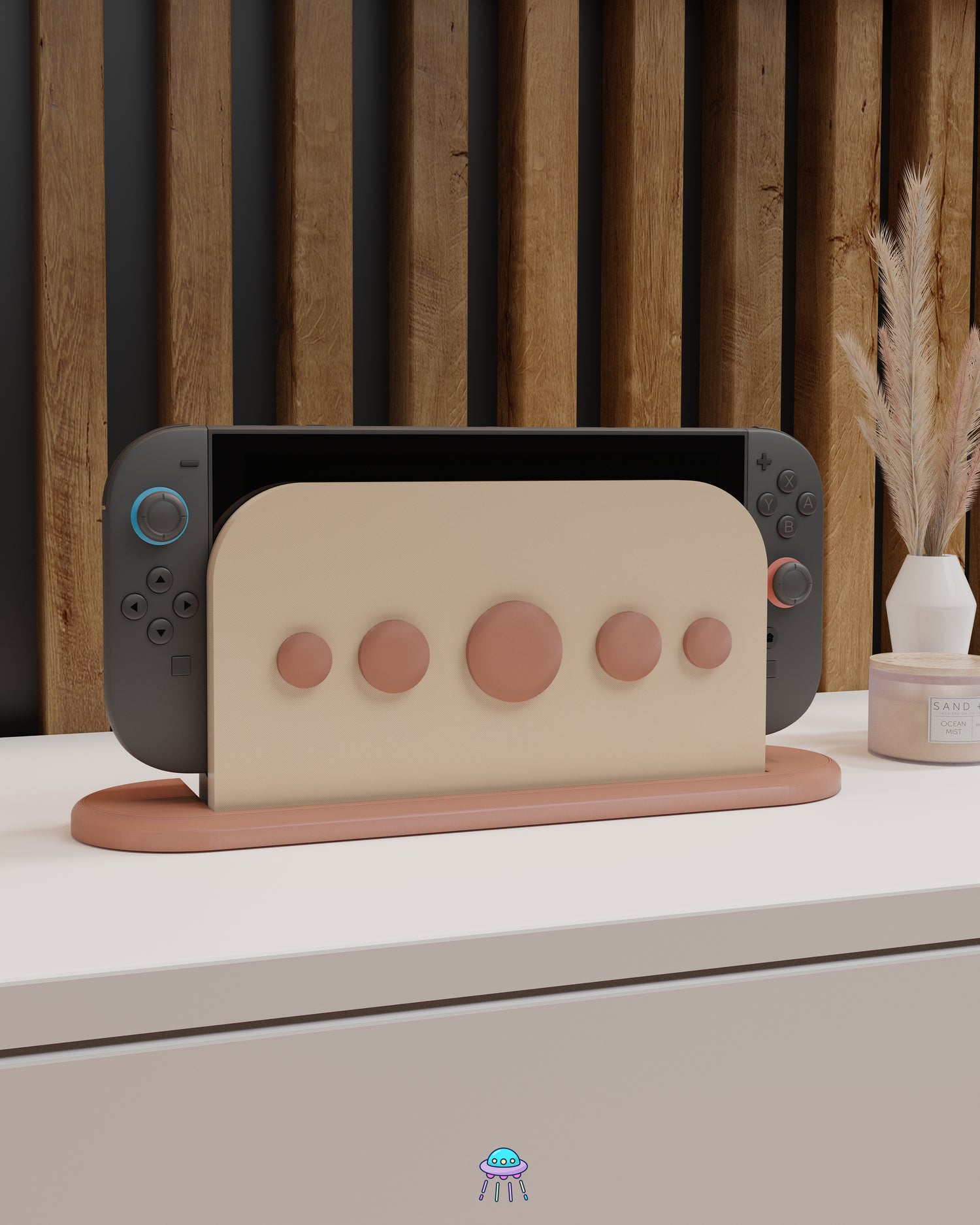 Circles Dock Cover for Nintendo Switch 2 – Original Faceplate Design