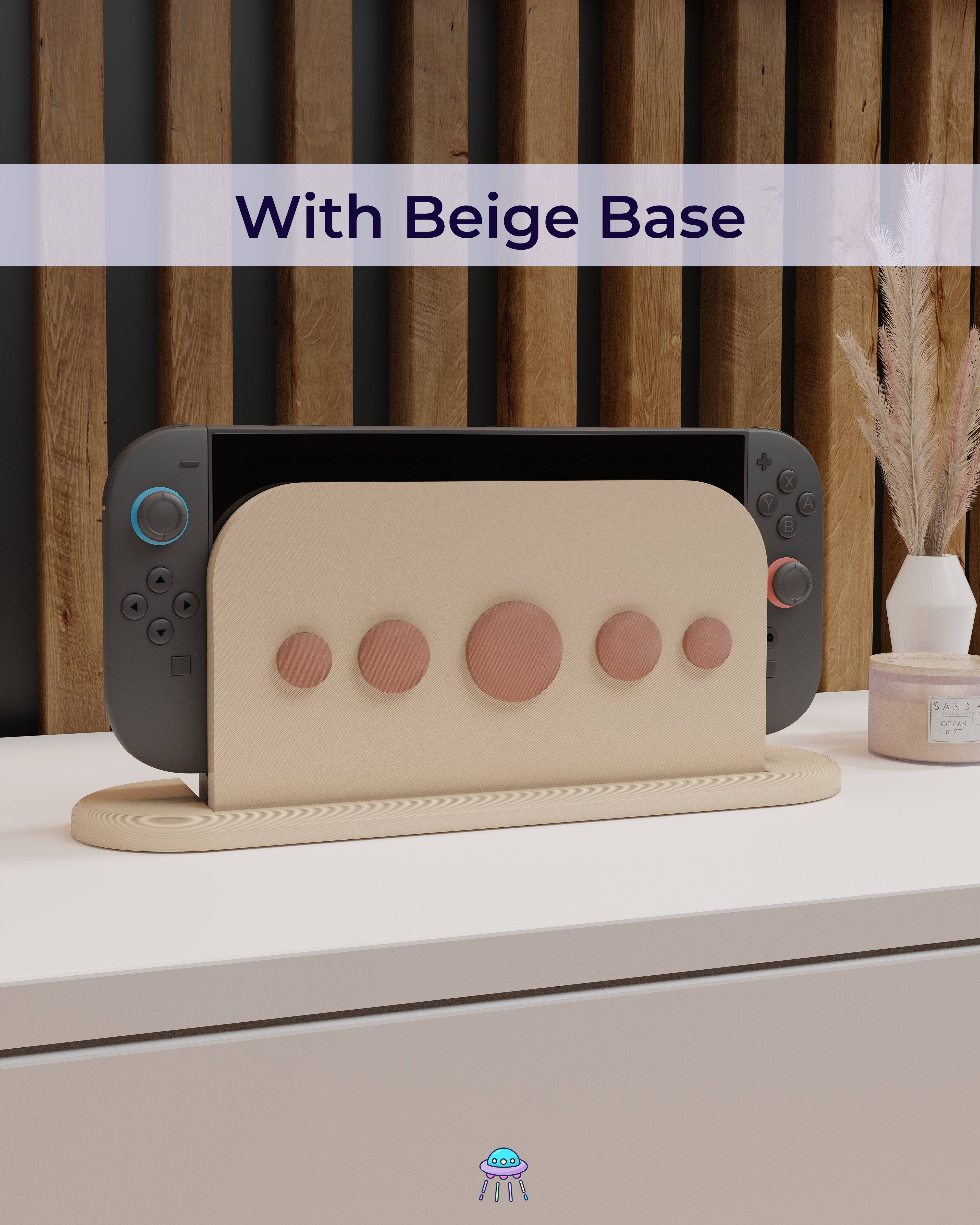 Circles Dock Cover for Nintendo Switch 2 – Original Faceplate Design