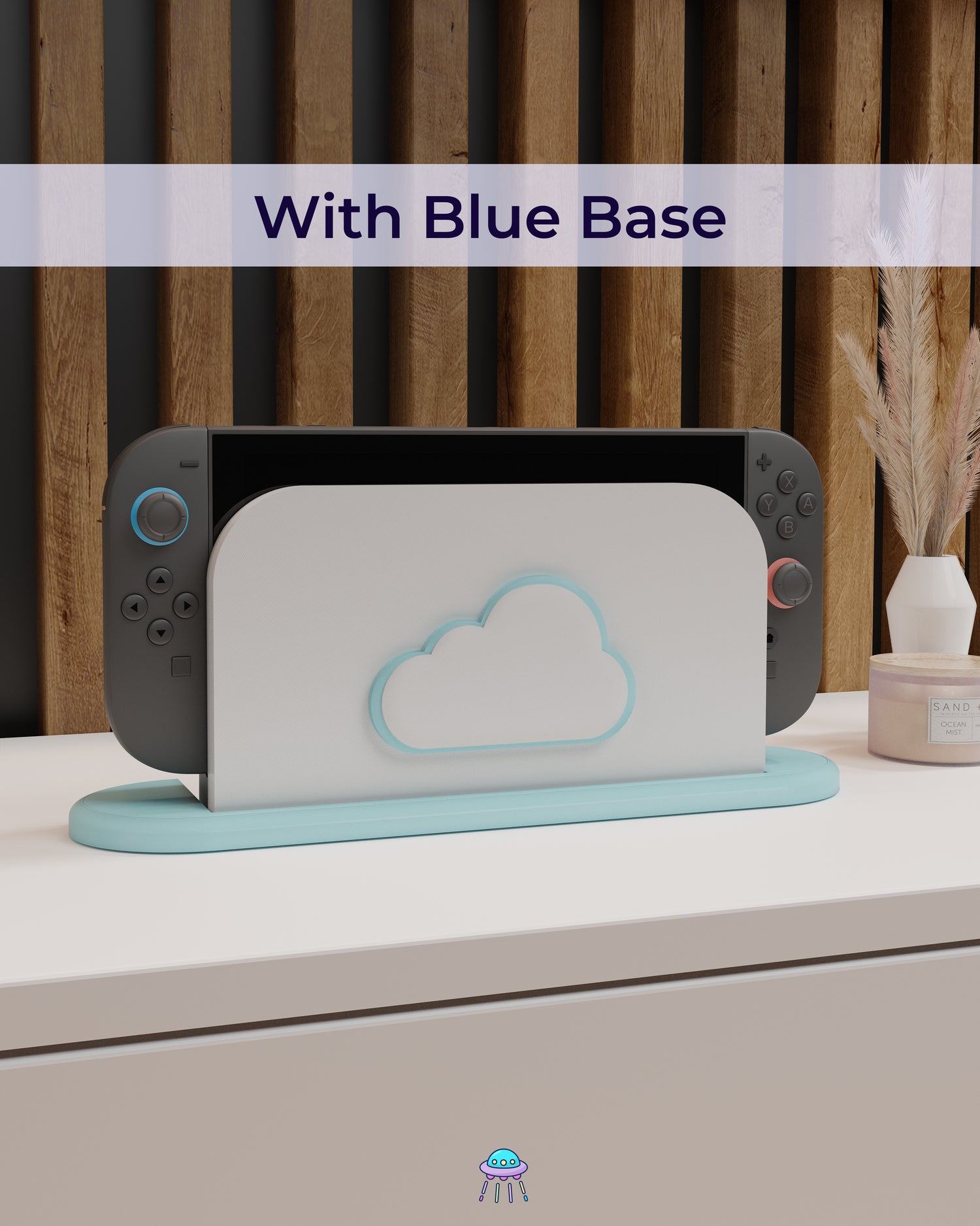 Cloud Dock Cover for Nintendo Switch 2 – Original Faceplate Design