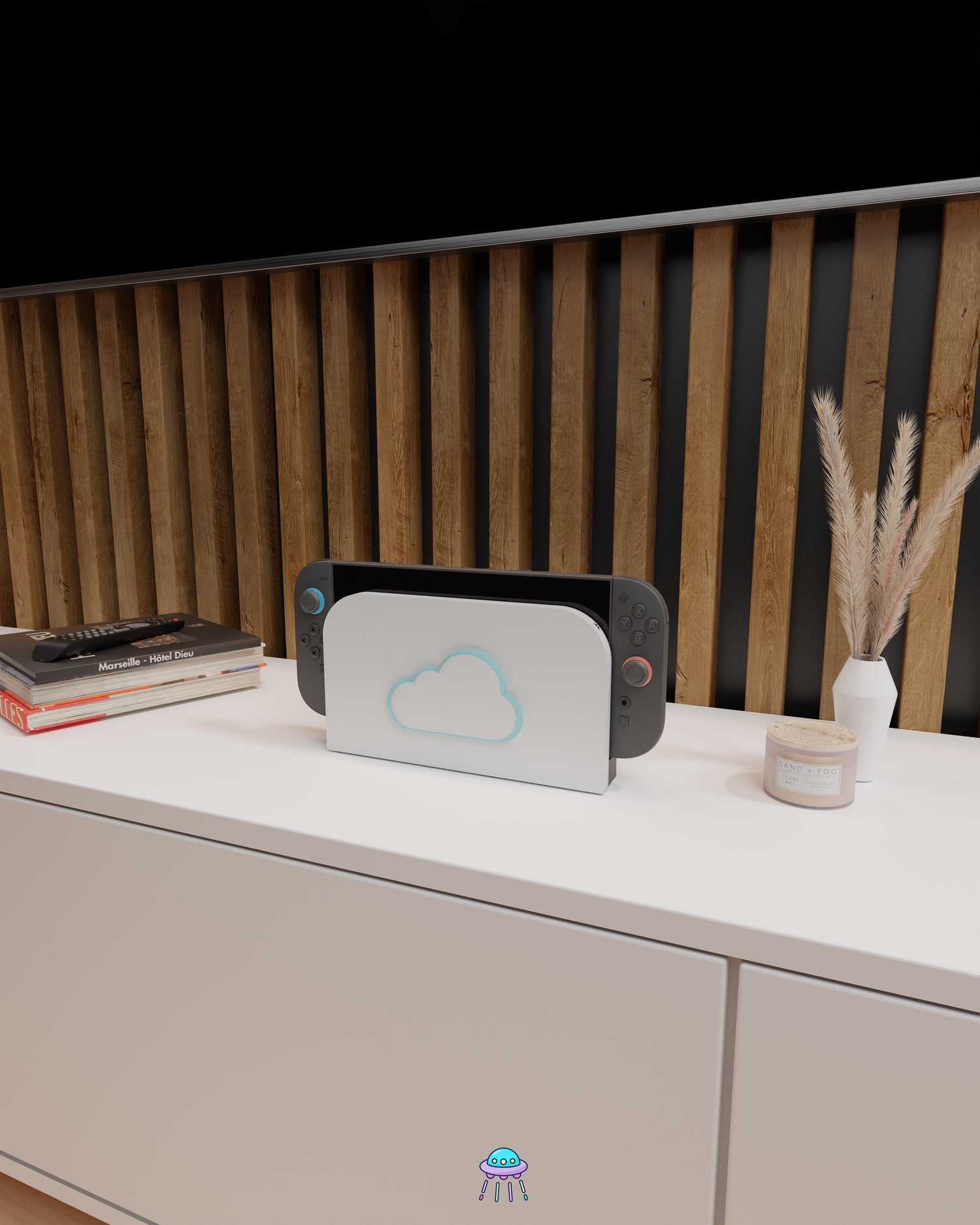 Cloud Dock Cover for Nintendo Switch 2 – Original Faceplate Design