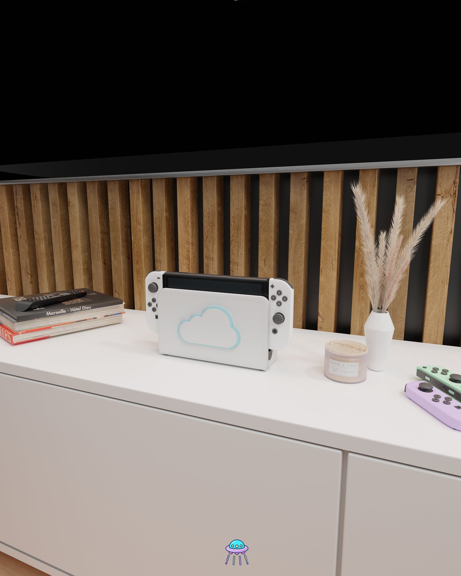 Cloud Dock Cover for Nintendo Switch – Original Faceplate Design