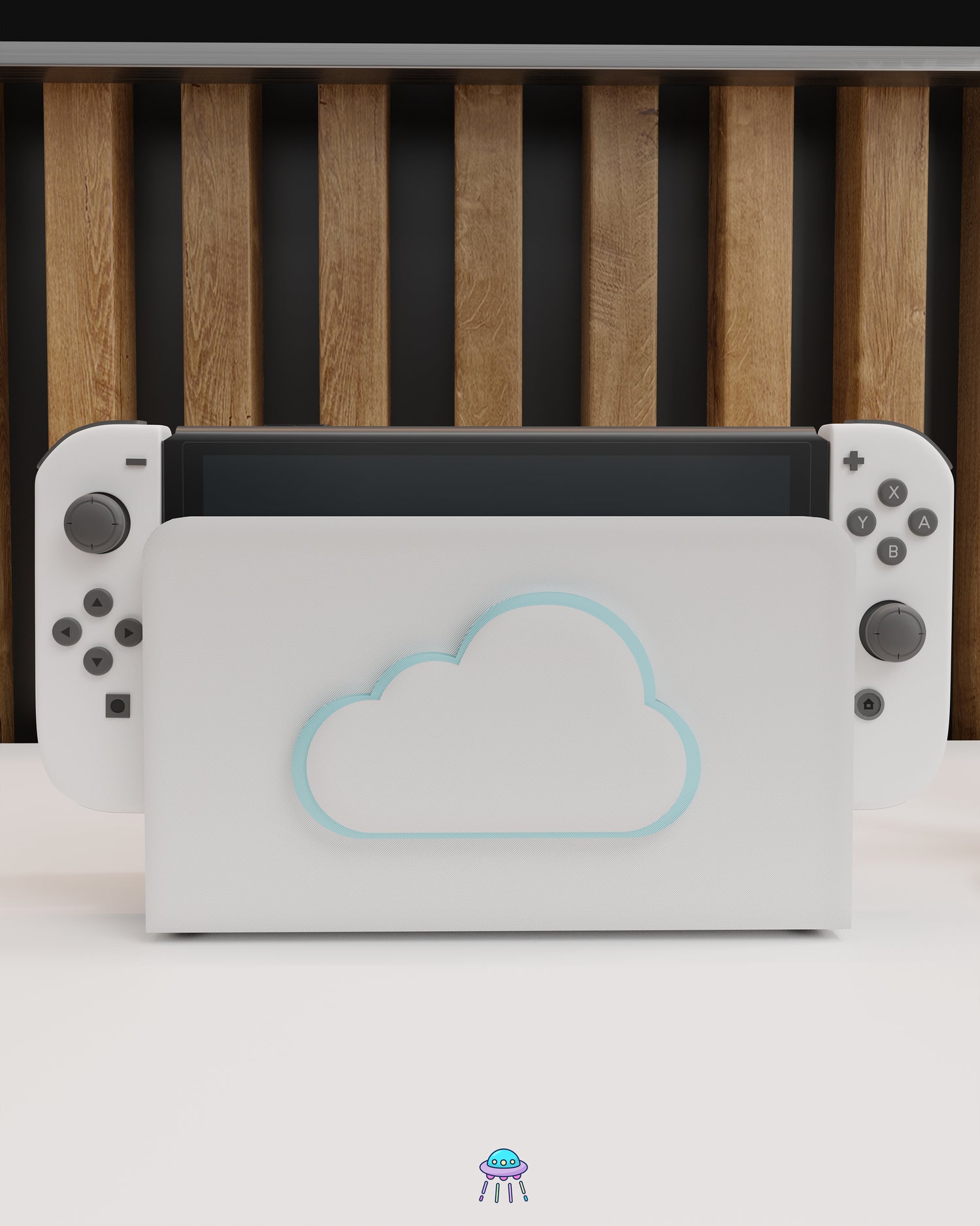 Cloud Dock Cover for Nintendo Switch – Original Faceplate Design