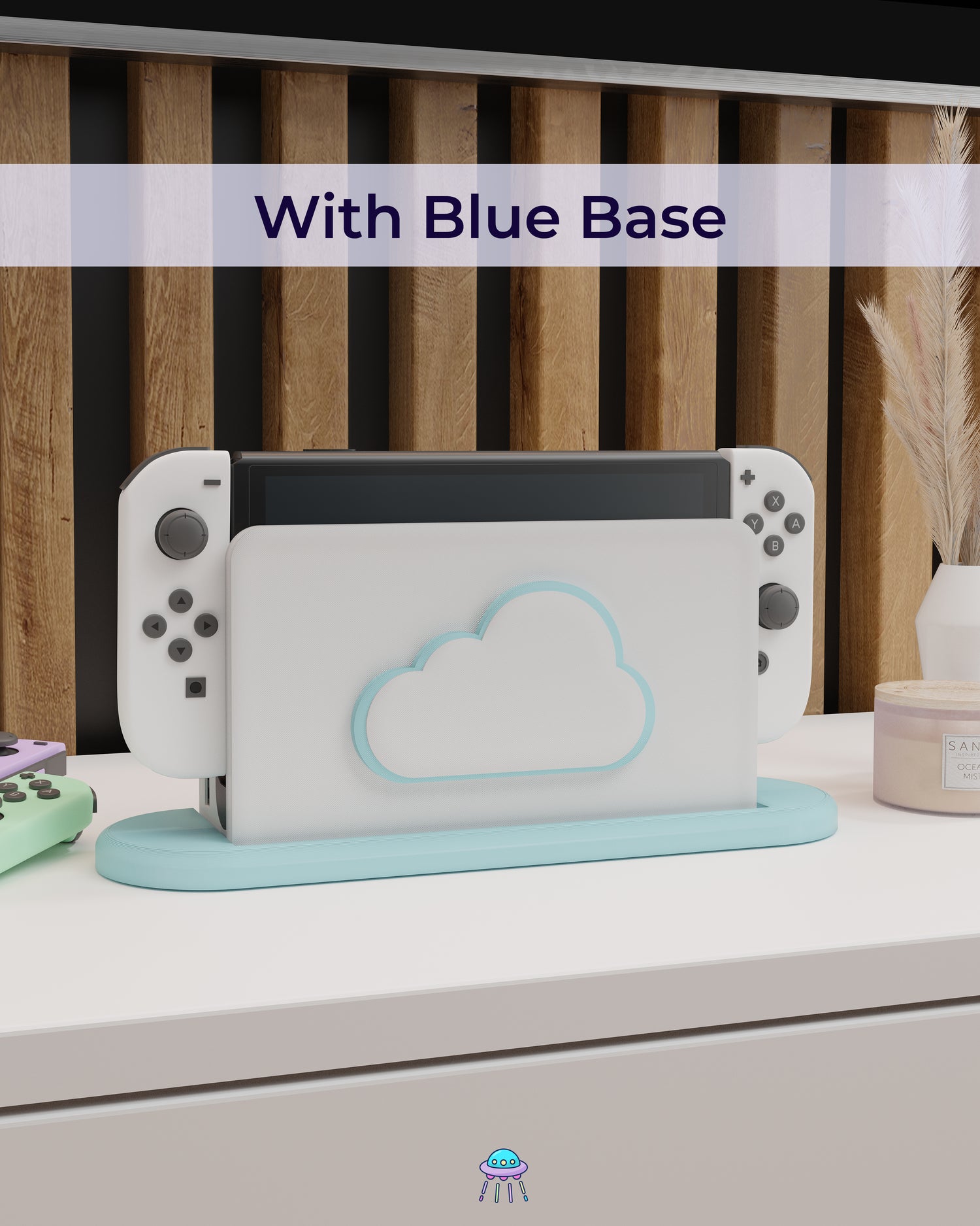 Cloud Dock Cover for Nintendo Switch – Original Faceplate Design
