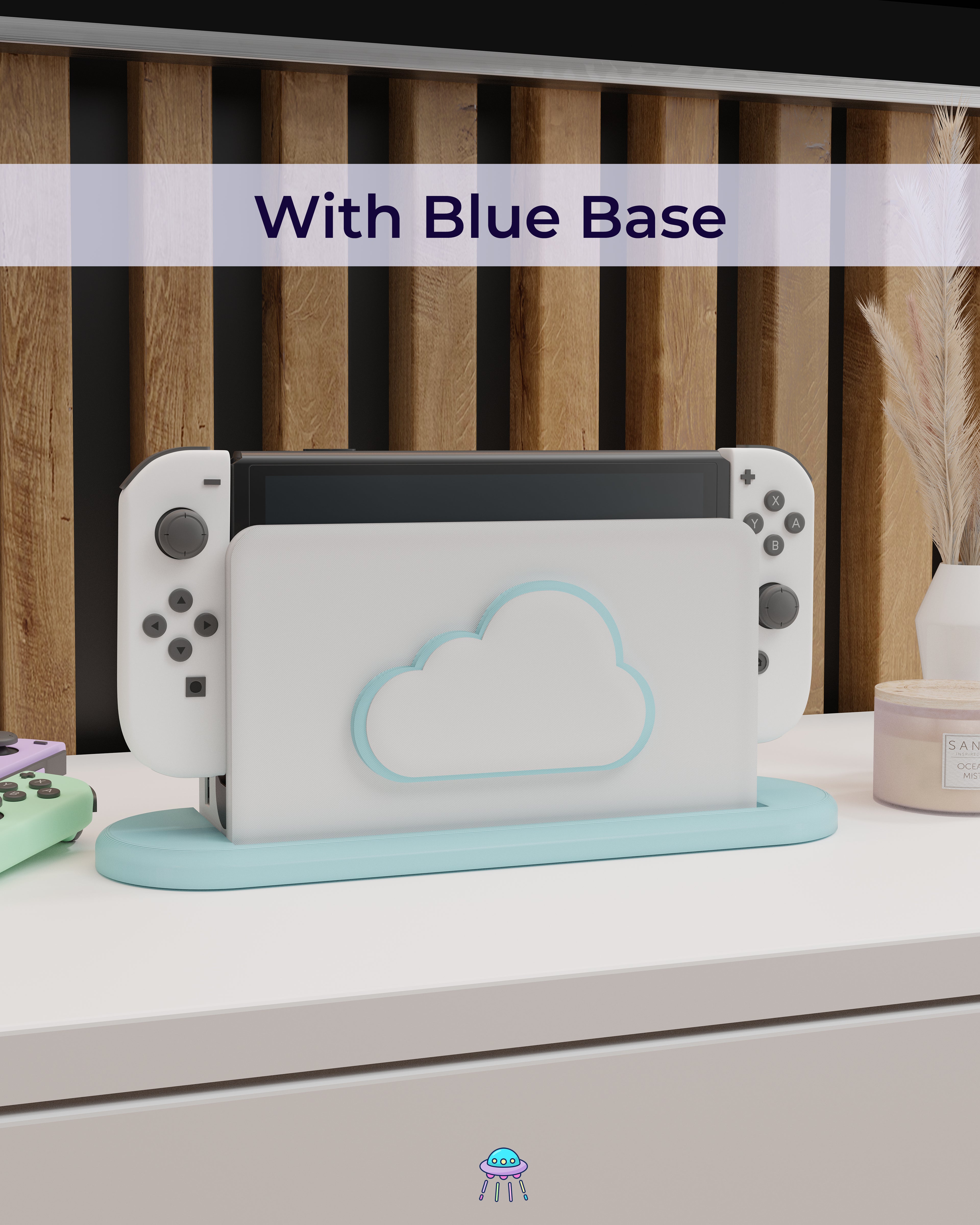 Cloud Dock Cover for Nintendo Switch – Original Faceplate Design