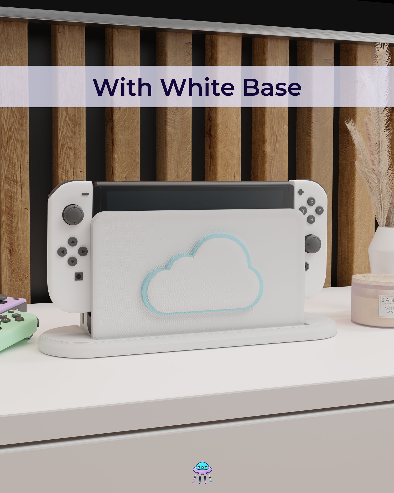 Cloud Dock Cover for Nintendo Switch – Original Faceplate Design