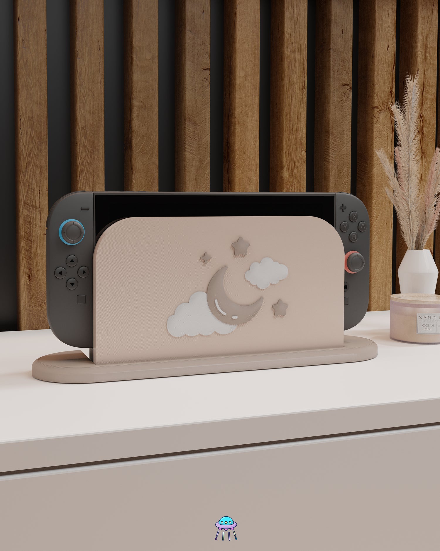 Cozy Dreams Dock Cover for Nintendo Switch 2 – Original Faceplate Design