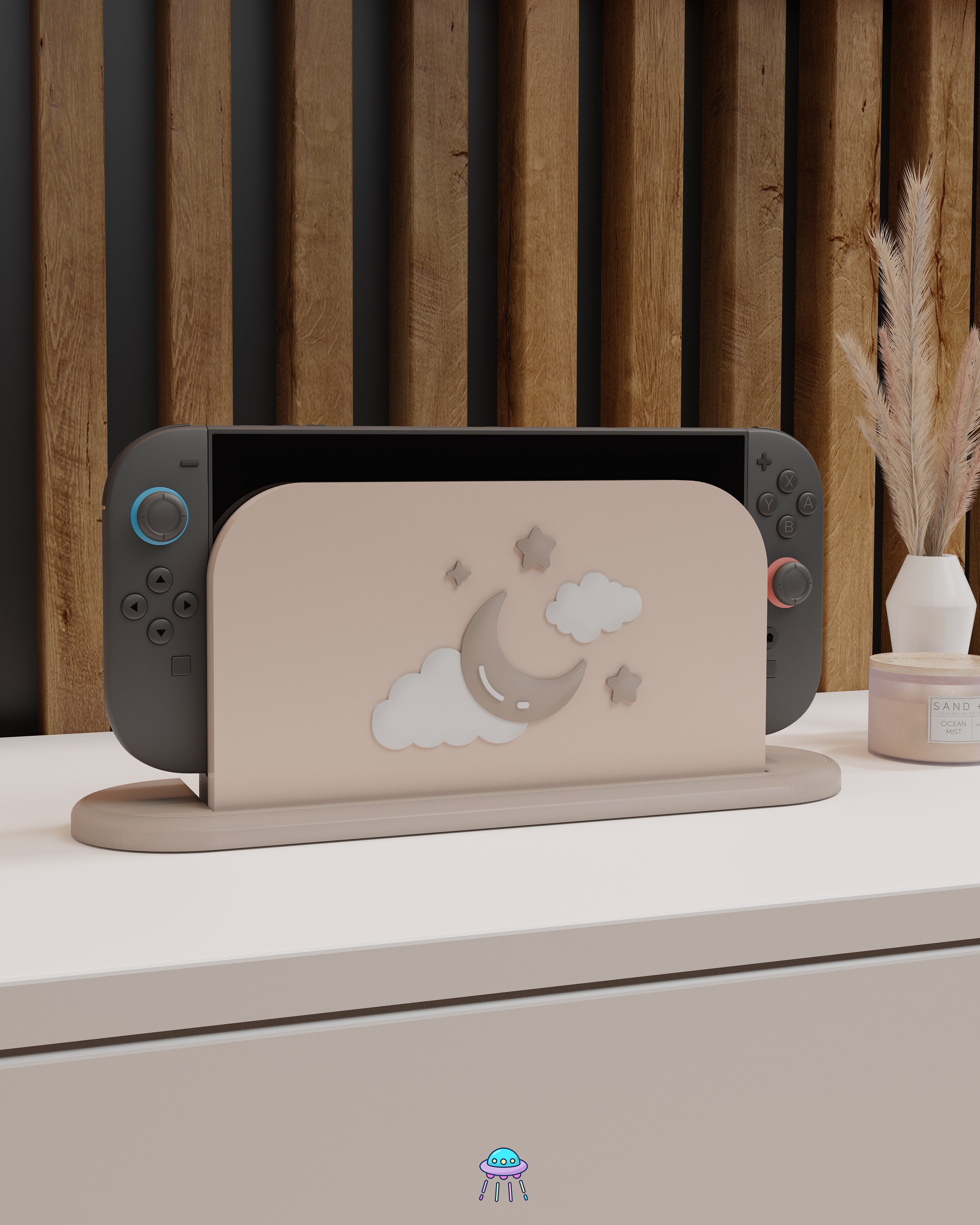 Cozy Dreams Dock Cover for Nintendo Switch 2 – Original Faceplate Design