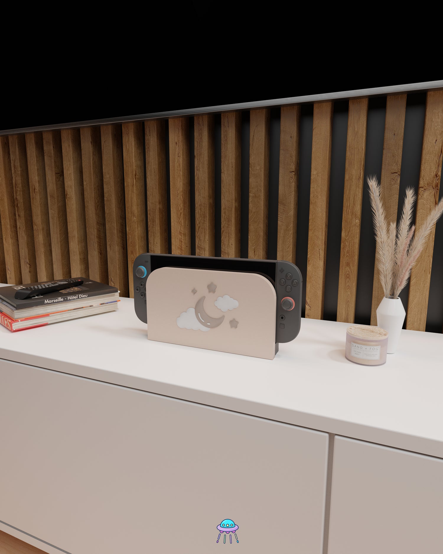 Cozy Dreams Dock Cover for Nintendo Switch 2 – Original Faceplate Design