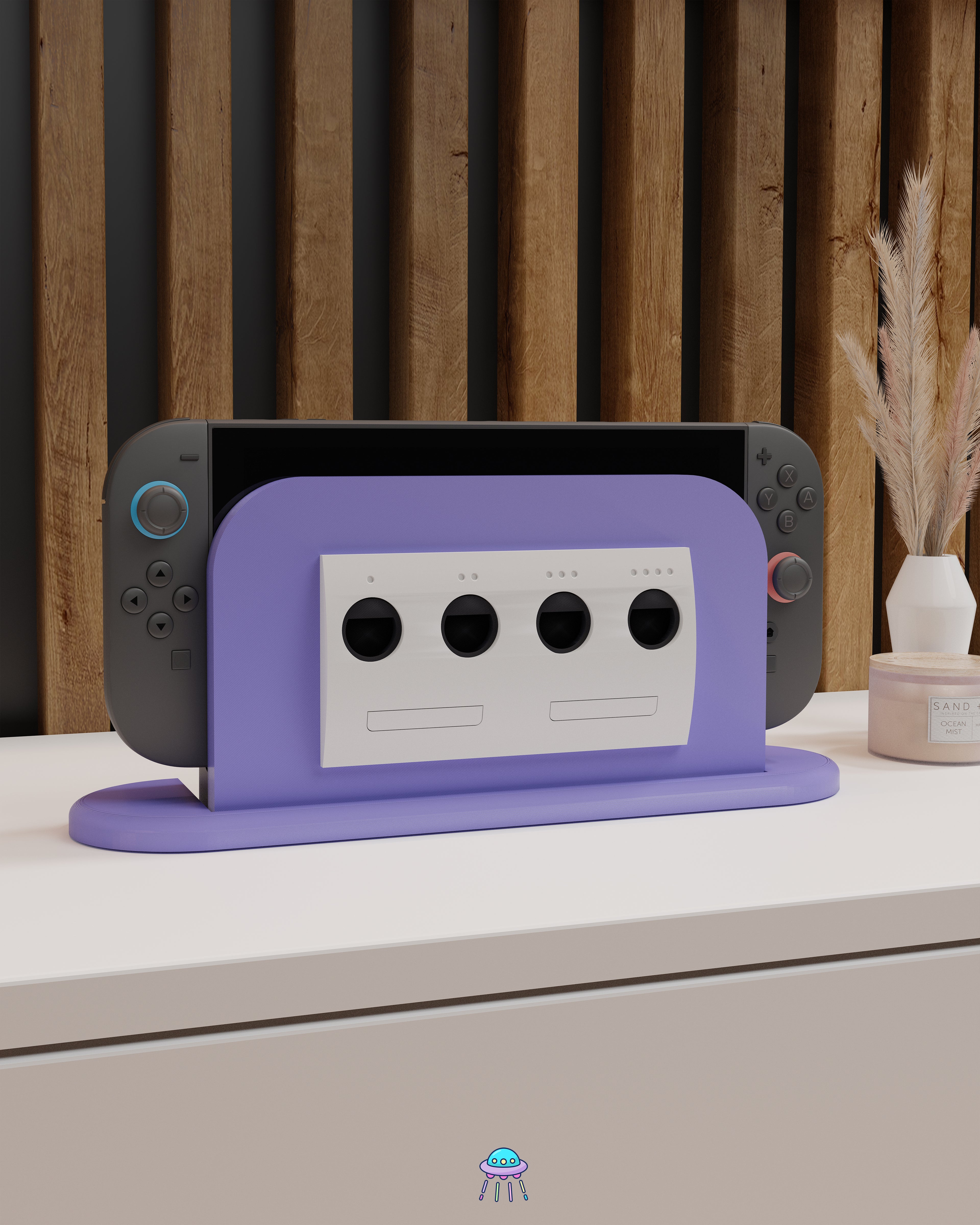 Cubey Dock Cover for Nintendo Switch 2 – Original Faceplate Design