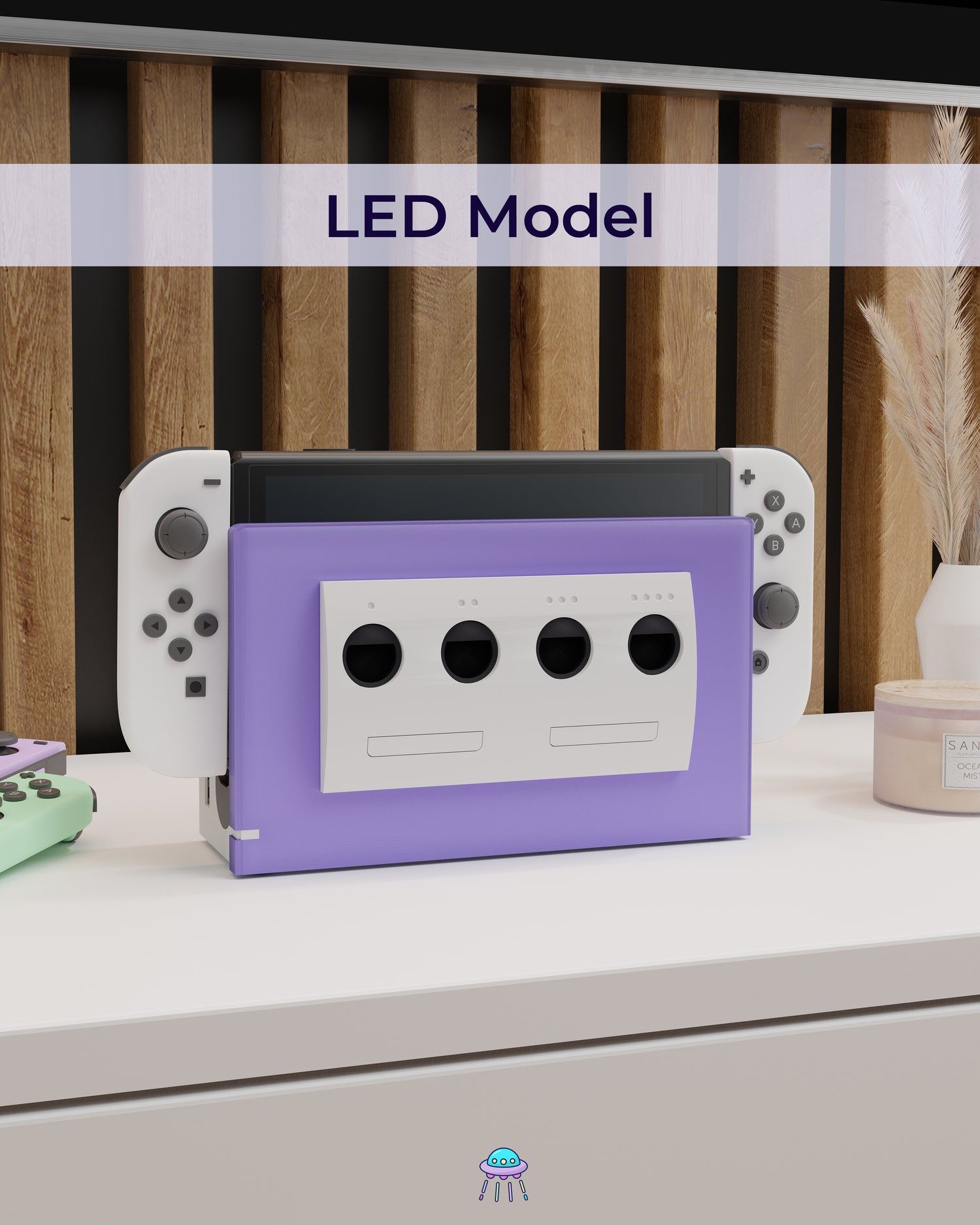 Cubey Dock Cover for Nintendo Switch – Original Faceplate Design