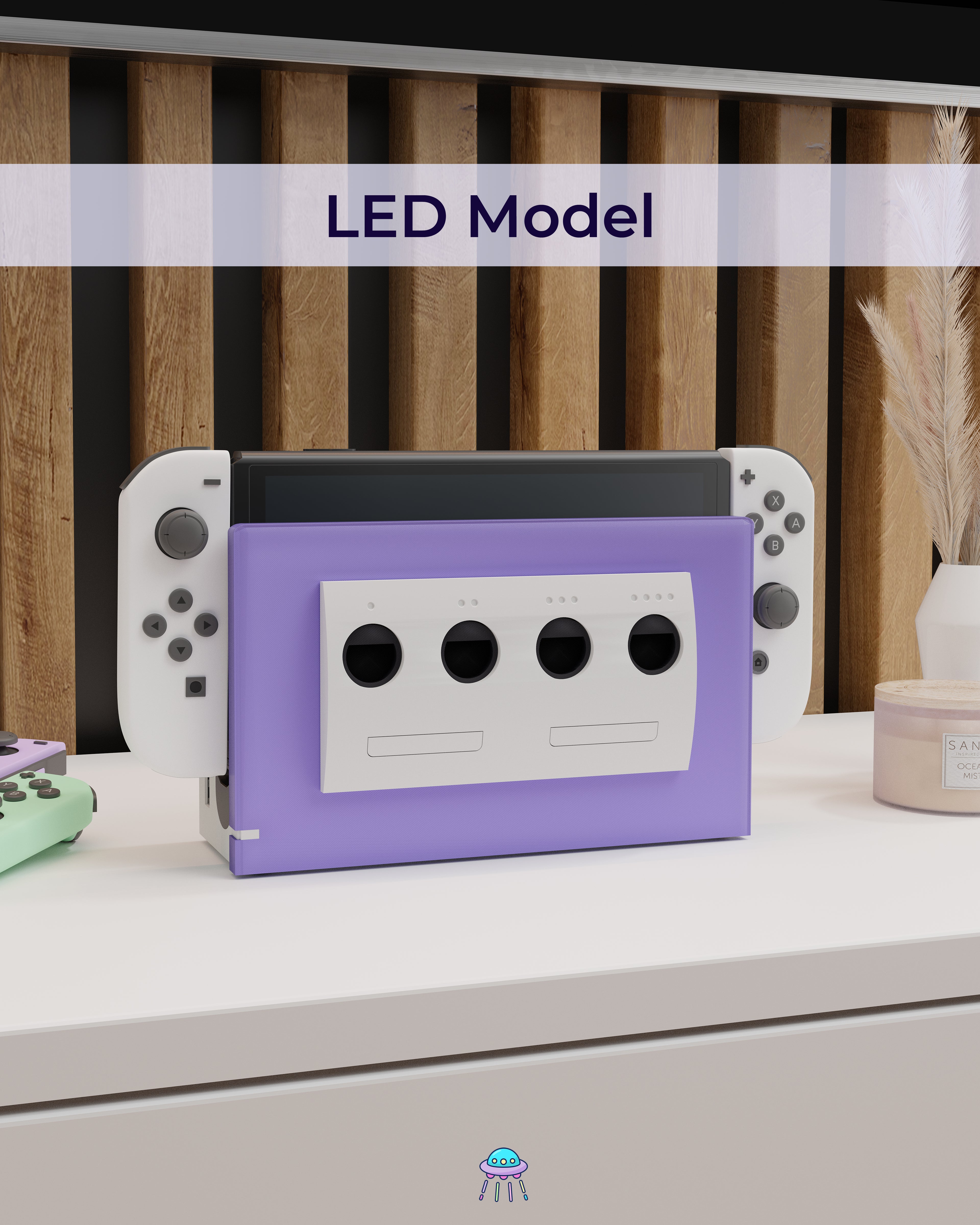 Cubey Dock Cover for Nintendo Switch – Original Faceplate Design