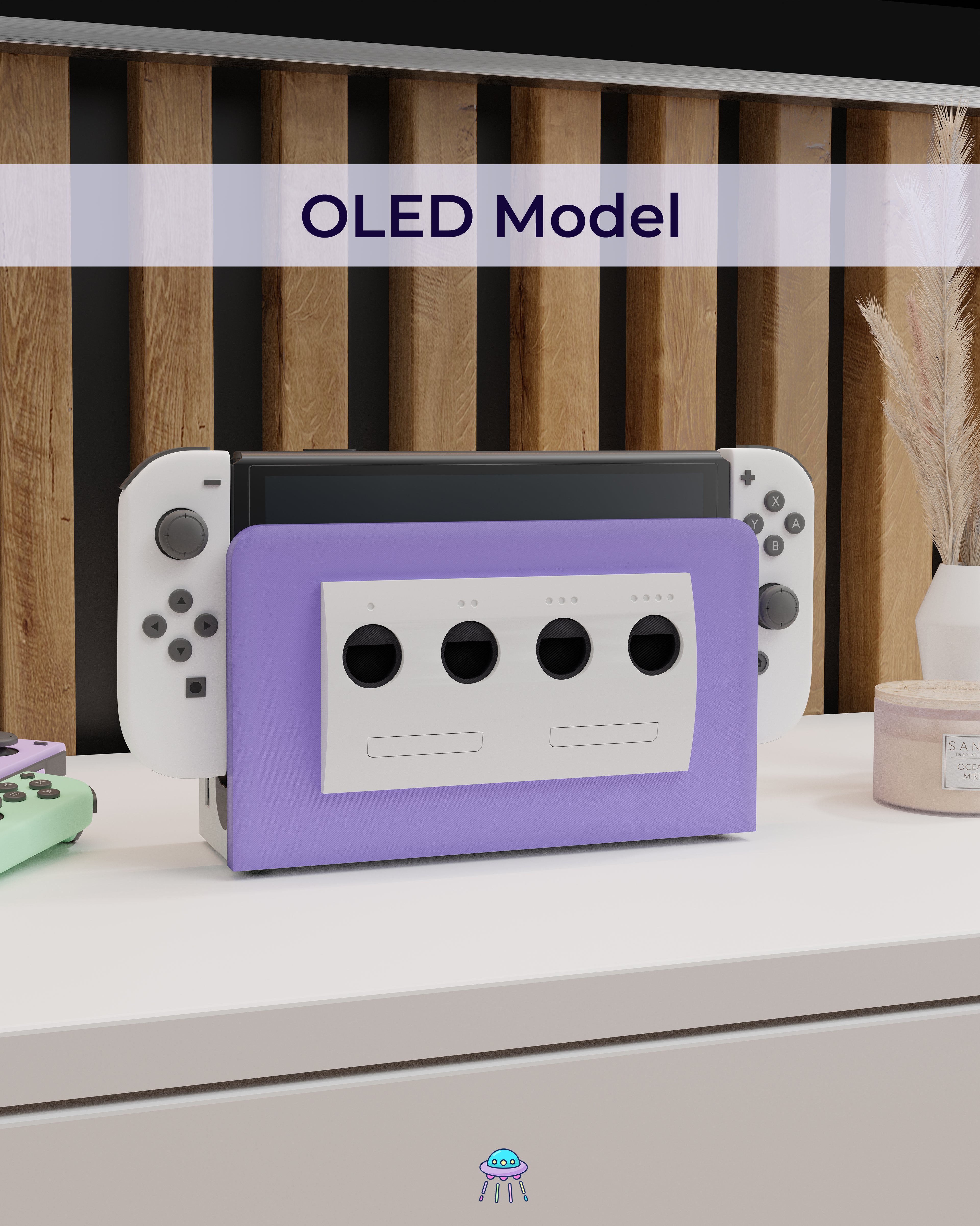 Cubey Dock Cover for Nintendo Switch – Original Faceplate Design