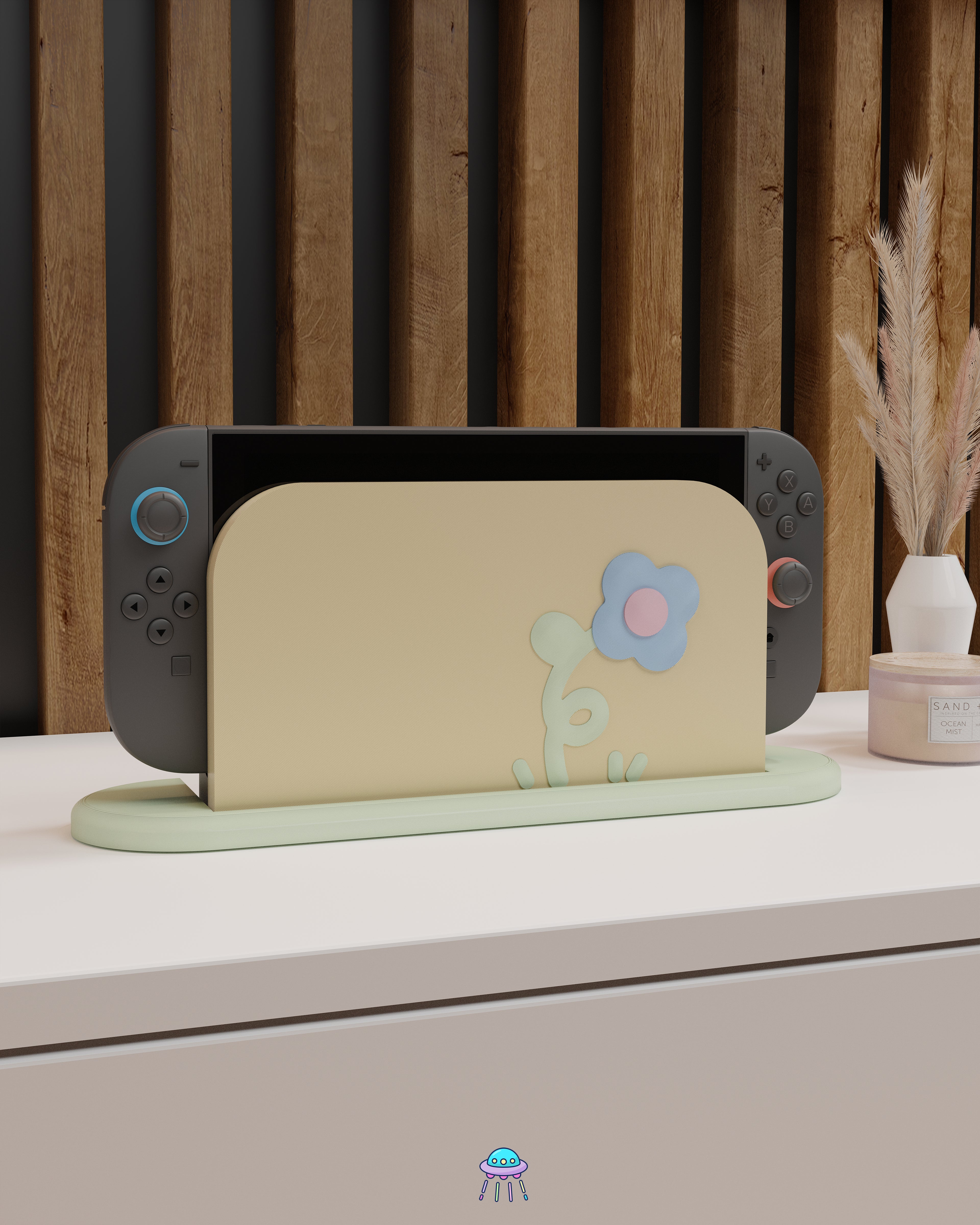 Spiral Sprout Dock Cover for Nintendo Switch 2 – Original Faceplate Design