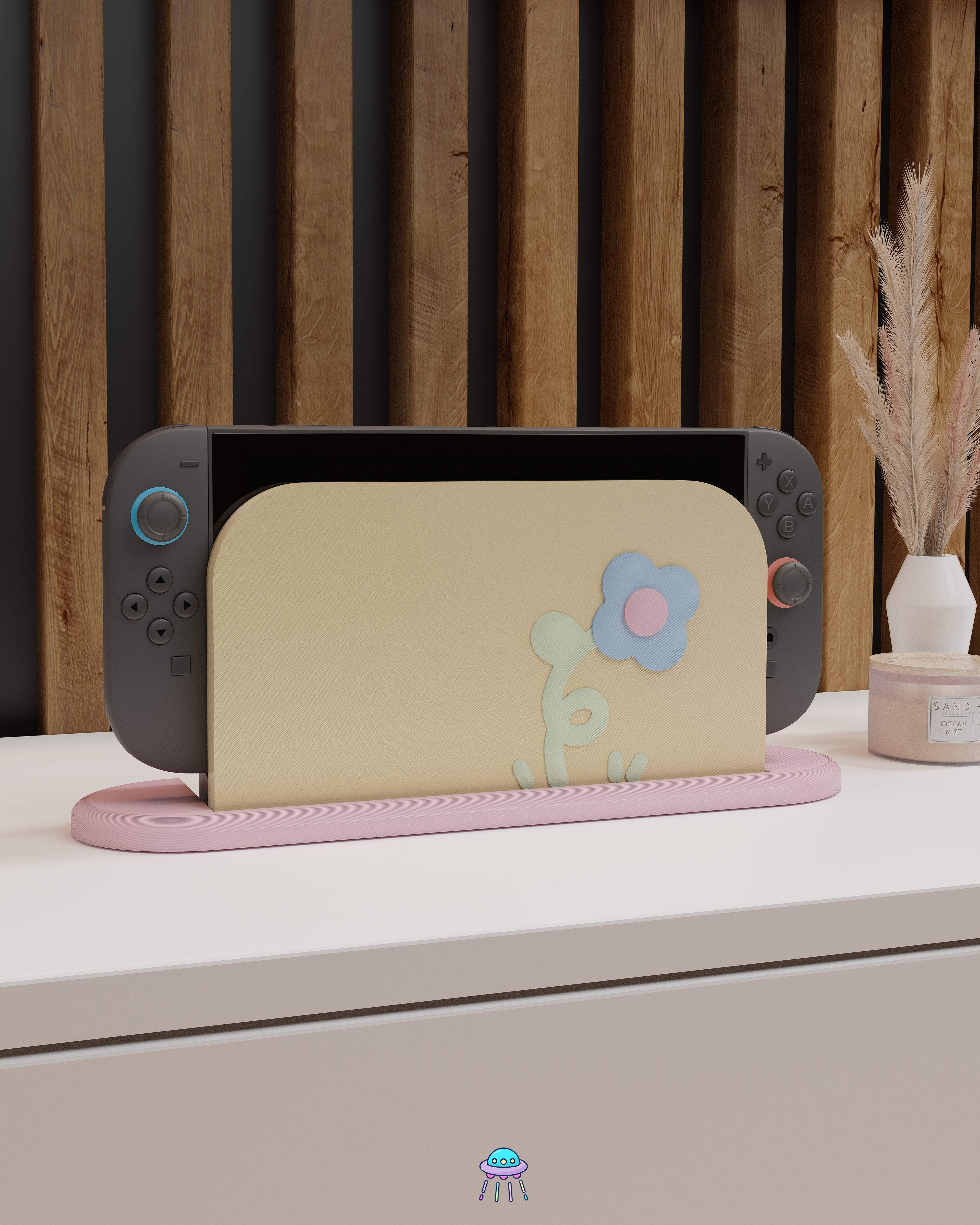 Spiral Sprout Dock Cover for Nintendo Switch 2 – Original Faceplate Design