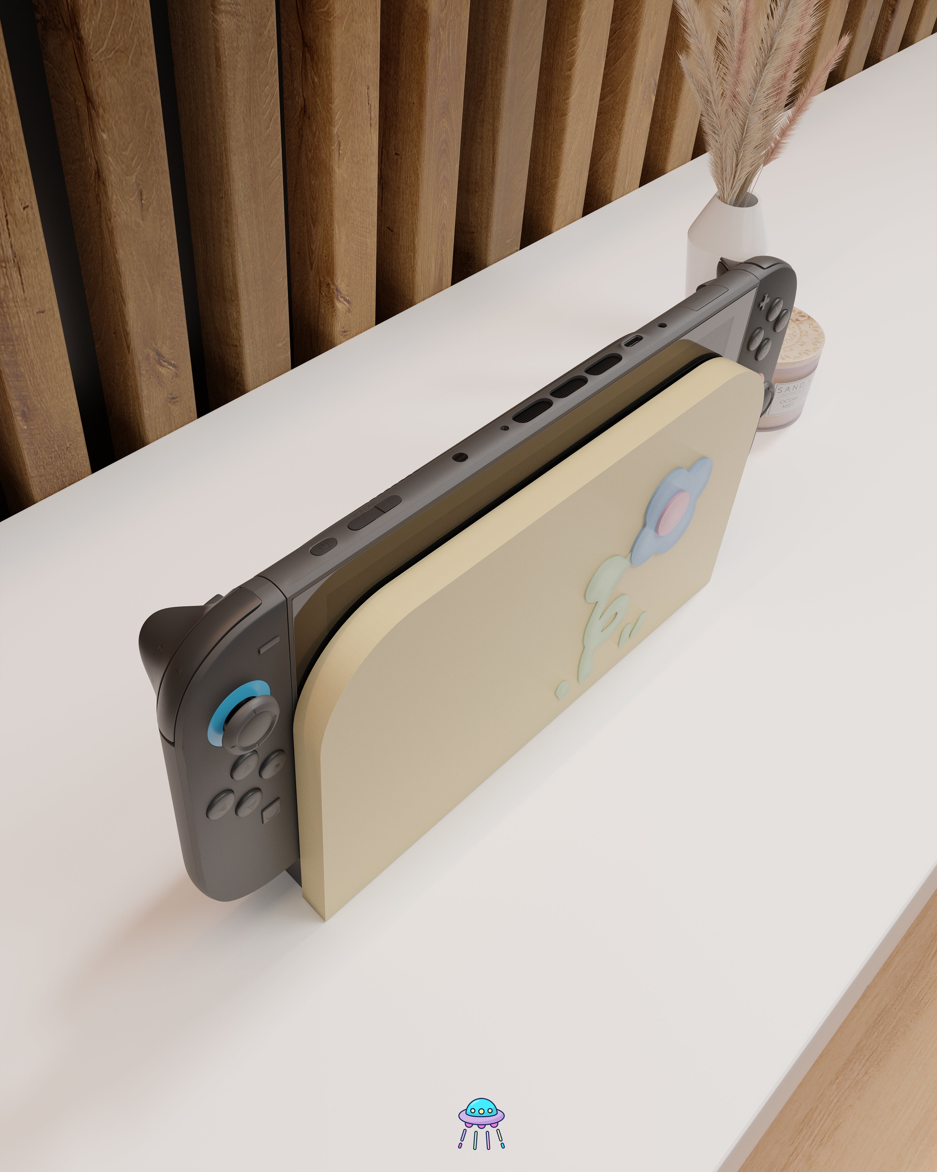 Spiral Sprout Dock Cover for Nintendo Switch 2 – Original Faceplate Design