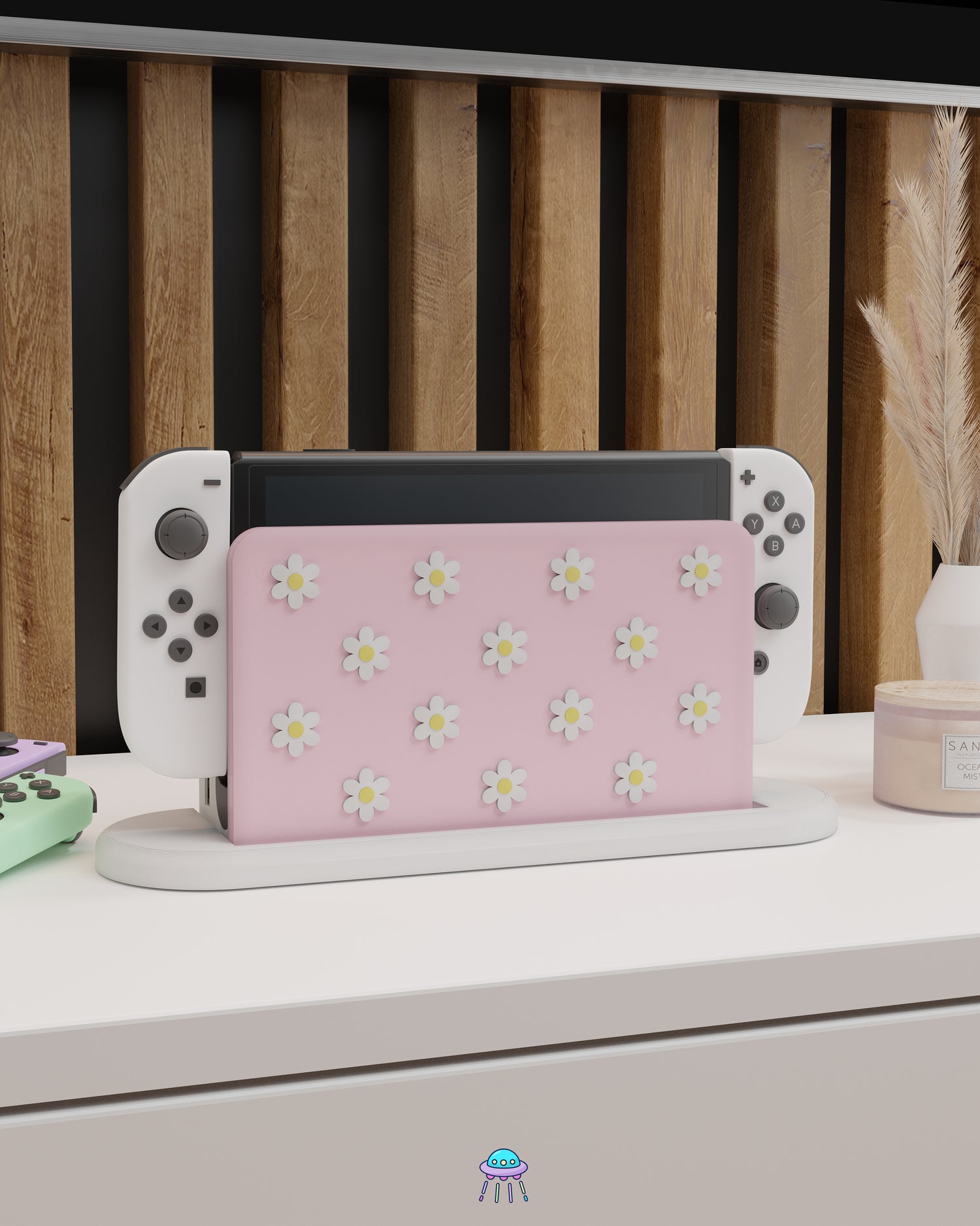 Daisy Dock Cover for Nintendo Switch – Original Faceplate Design
