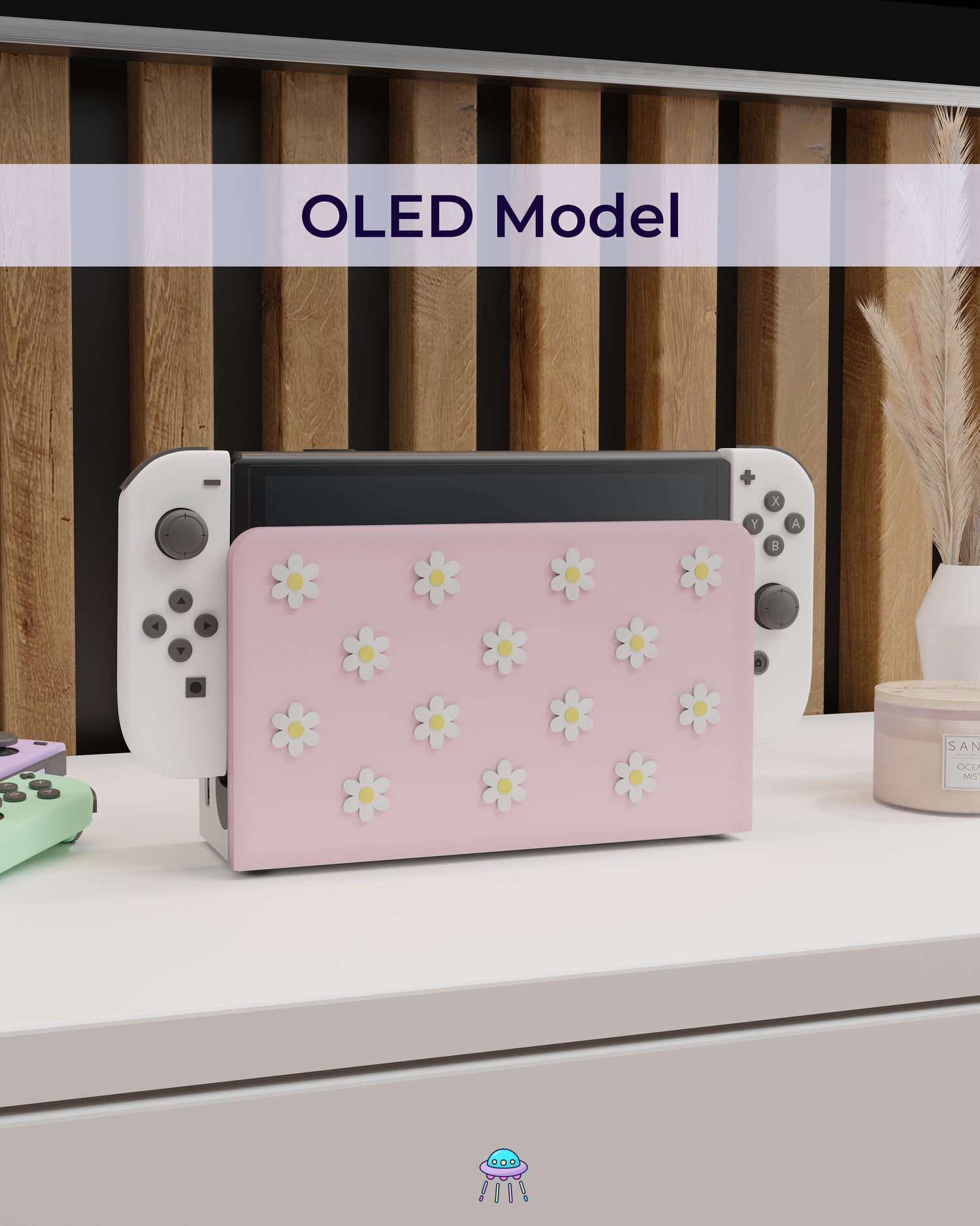 Daisy Dock Cover for Nintendo Switch – Original Faceplate Design