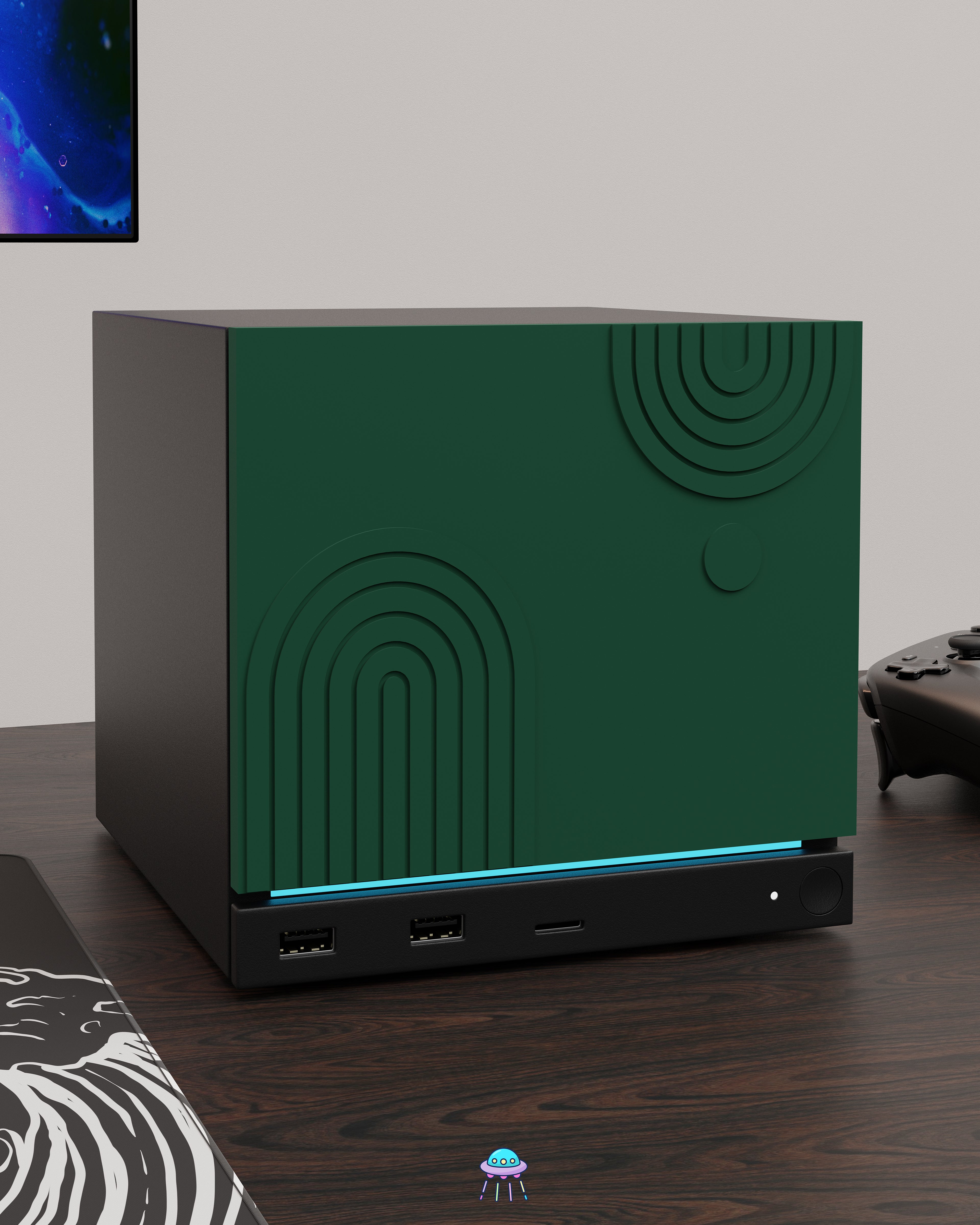 Abstract Valve Steam Machine Faceplate / Face Cover - In Stock