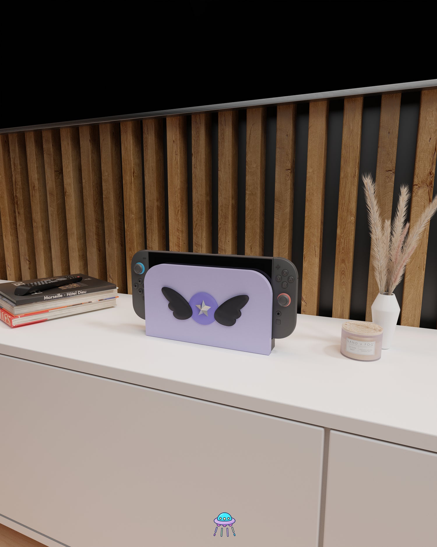 Dark Magic Dock Cover for Nintendo Switch 2 – Original Faceplate Design