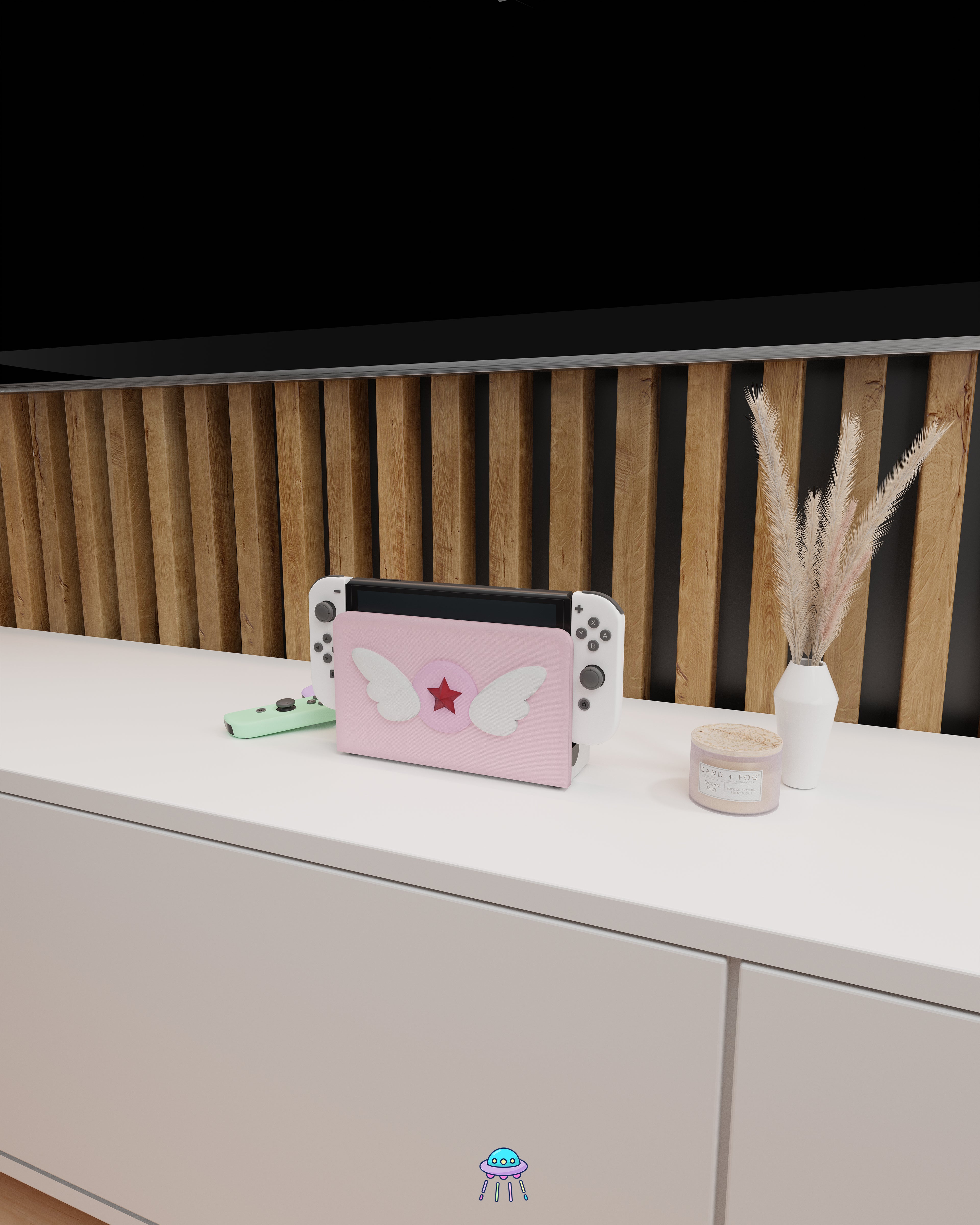 Doki Girl Cover for Nintendo Switch – Original Faceplate Design