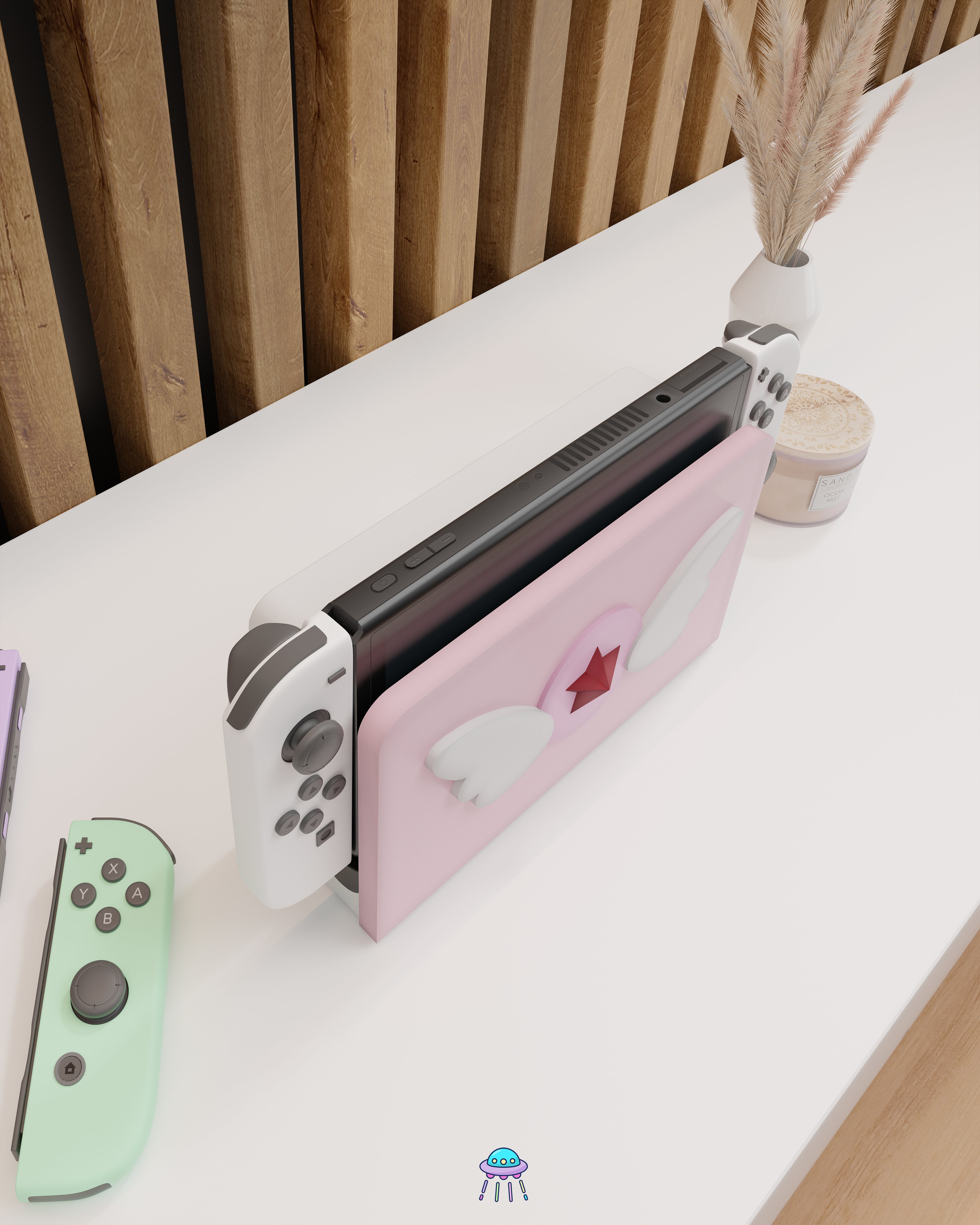 Doki Girl Cover for Nintendo Switch – Original Faceplate Design