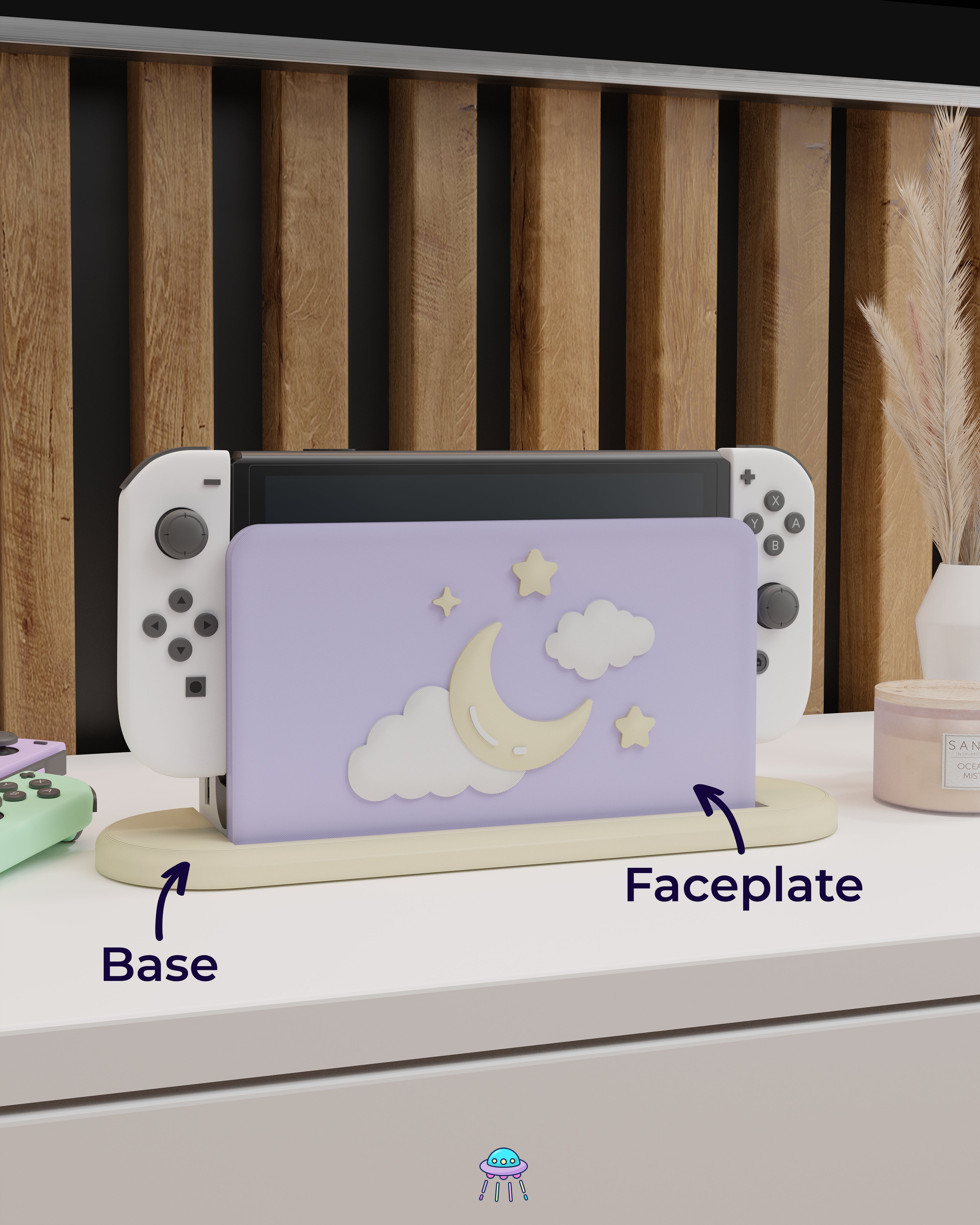 Dreamy Cover for Nintendo Switch – Original Faceplate Design