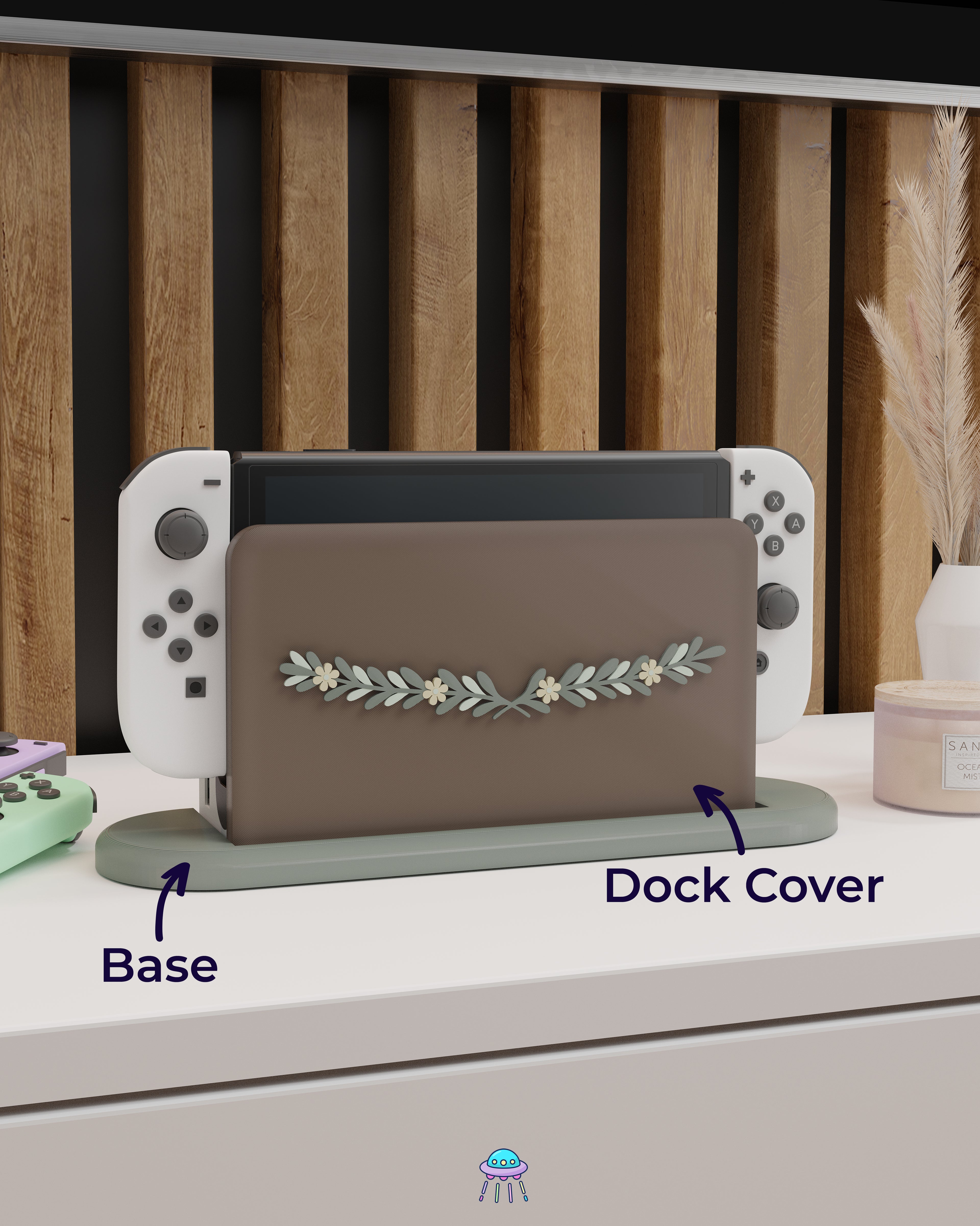 Fawn Cover for Nintendo Switch – Original Faceplate Design