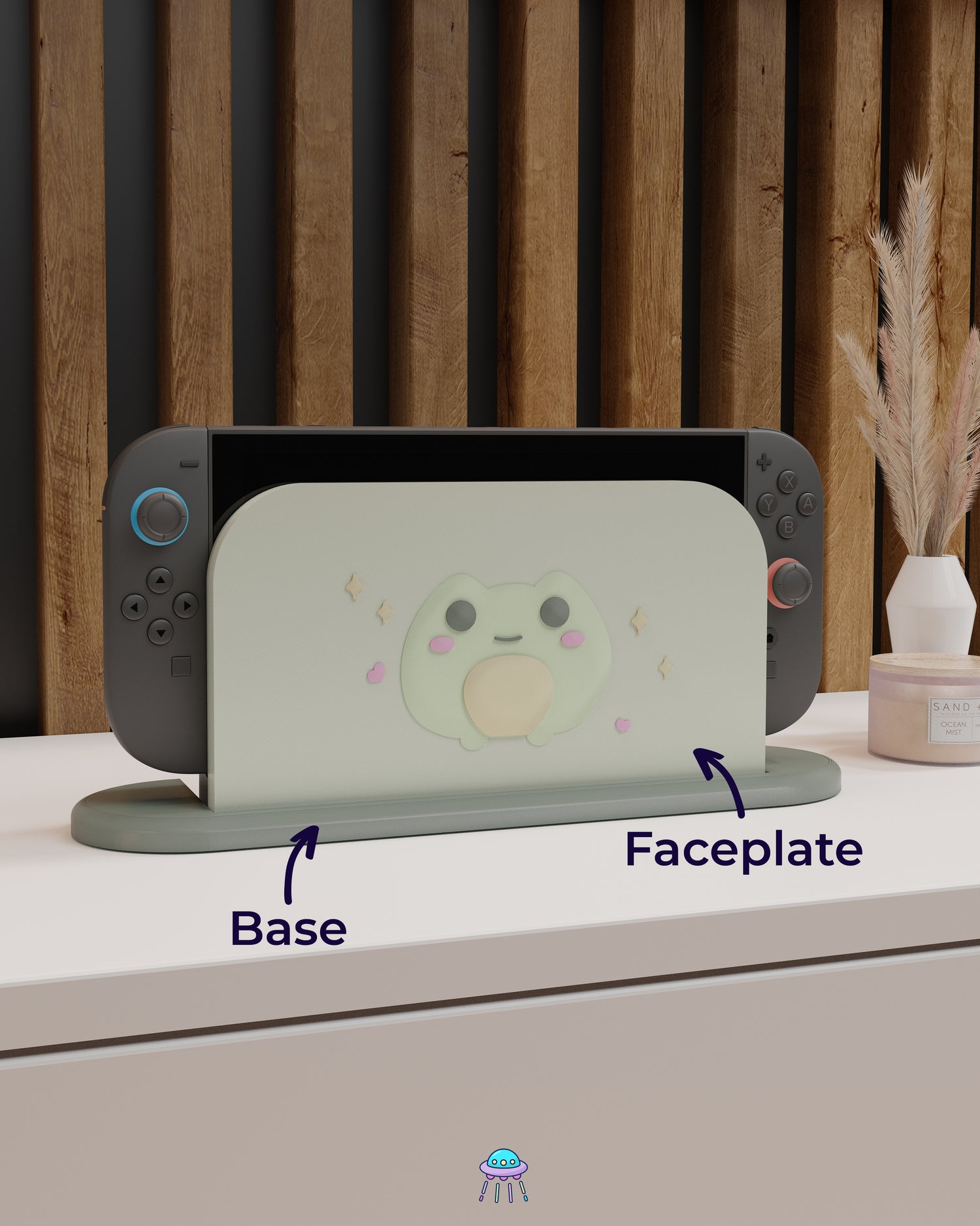 Froggy Dock Cover for Nintendo Switch 2 – Original Faceplate Design