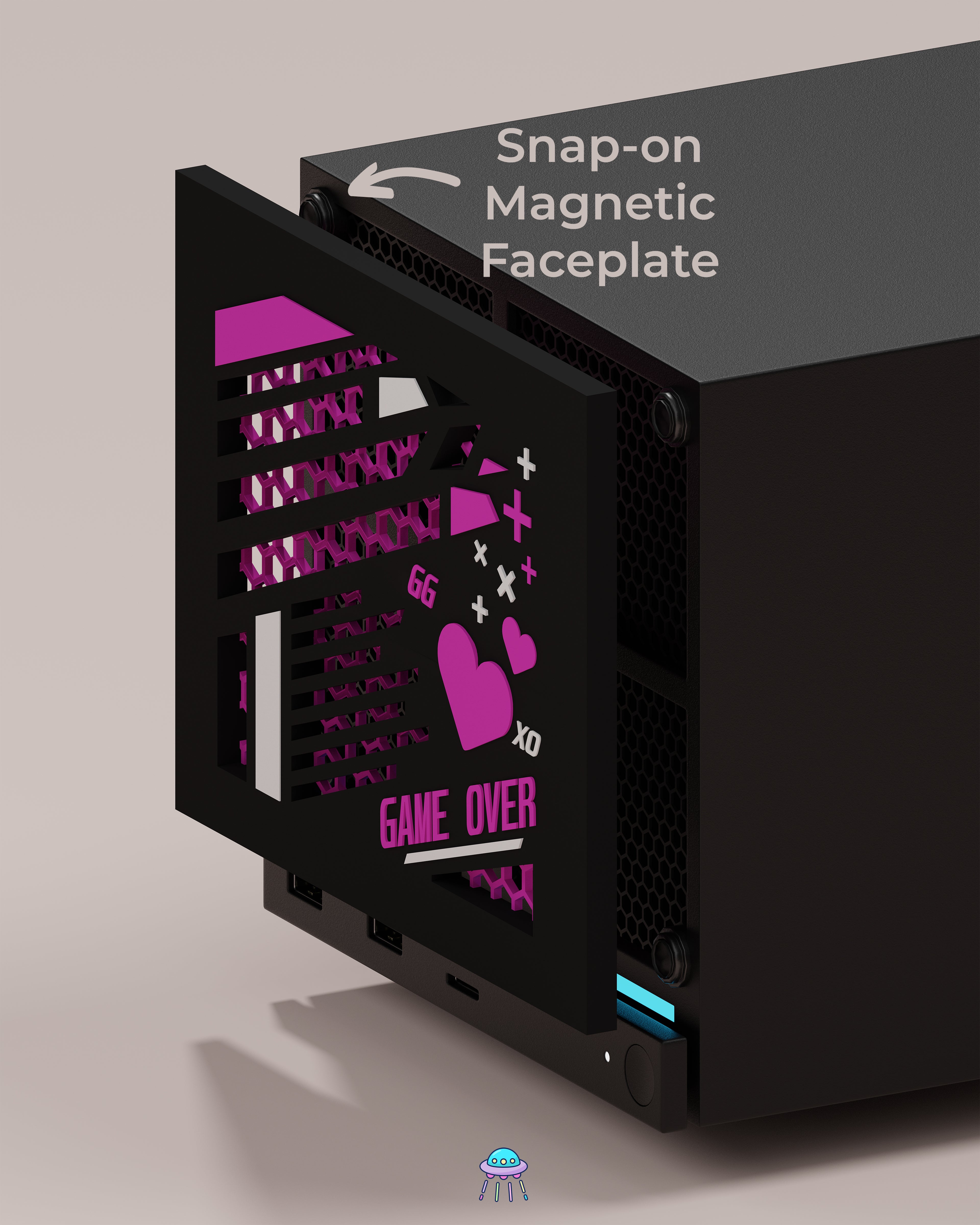 Gamer Girl Valve Steam Machine Faceplate / Face Cover - In Stock