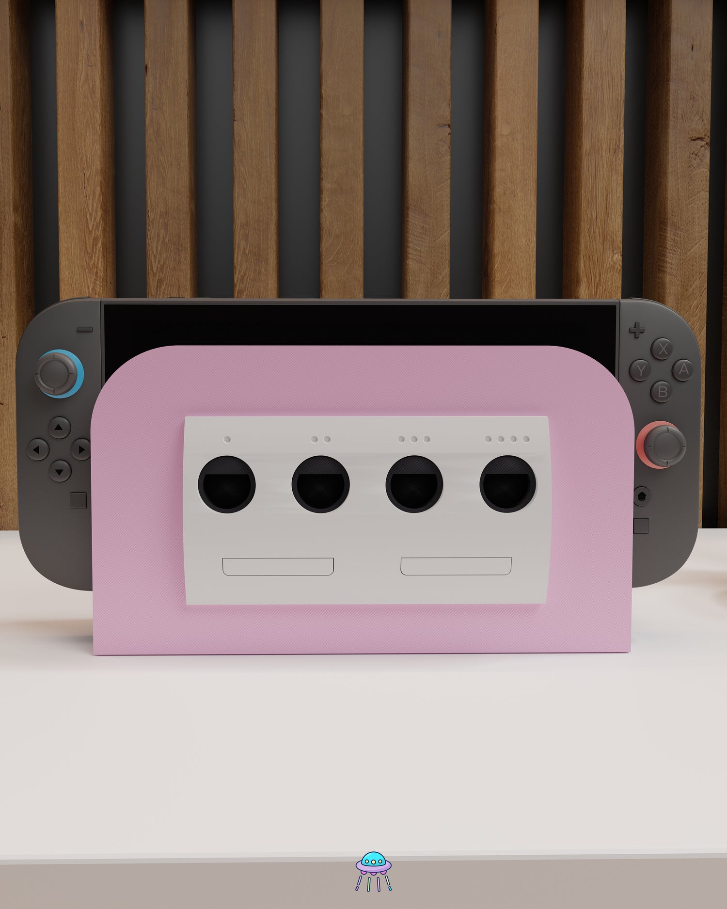 Girly Cube Dock Cover for Nintendo Switch 2 – Original Faceplate Design