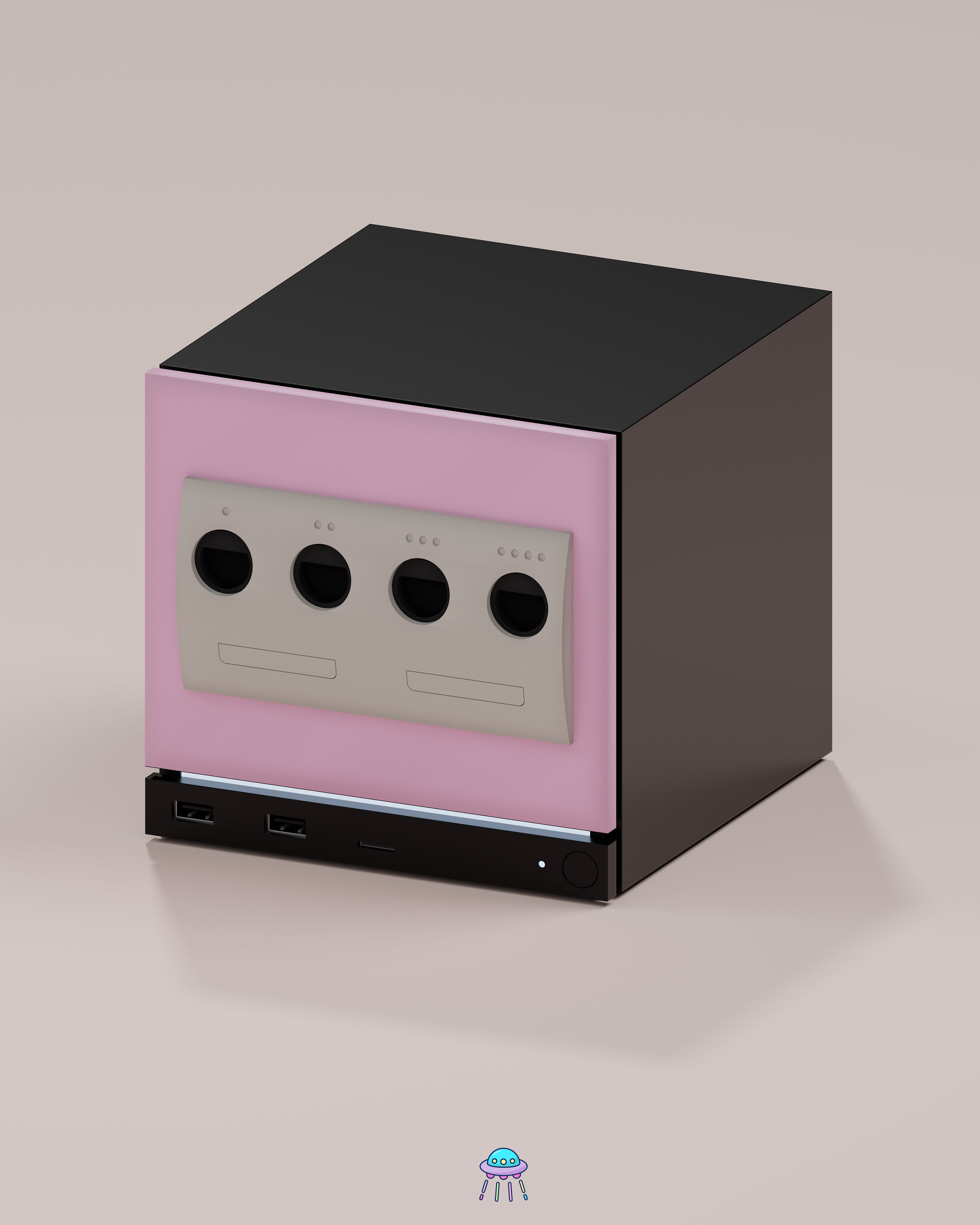 Girly Cube Valve Steam Machine Faceplate / Face Cover Pre-Order