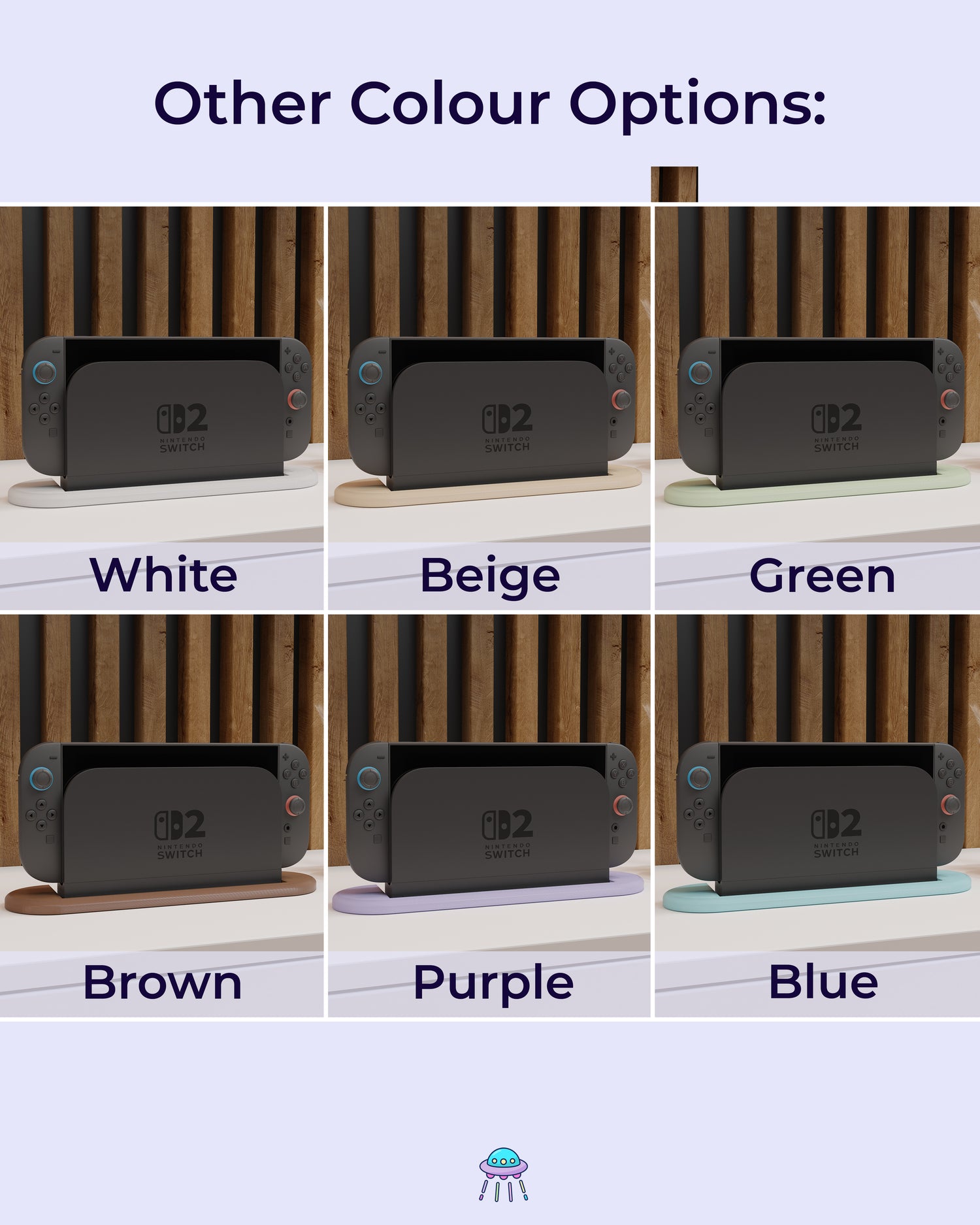 Hearts Dock Cover for Nintendo Switch 2 – Original Faceplate Design