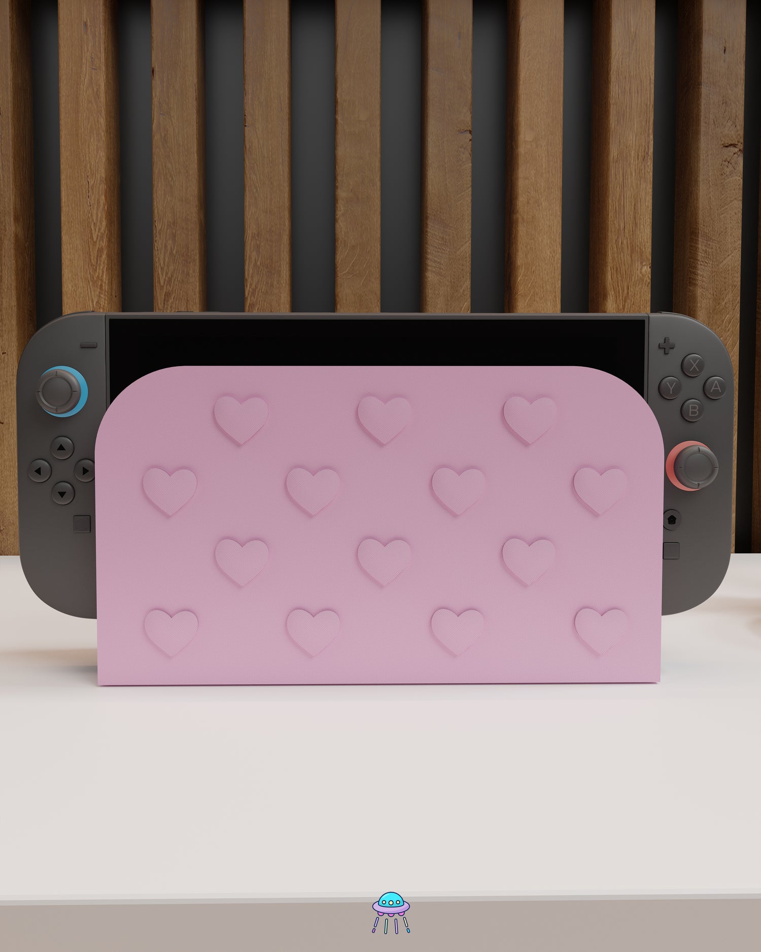 Hearts Dock Cover for Nintendo Switch 2 – Original Faceplate Design