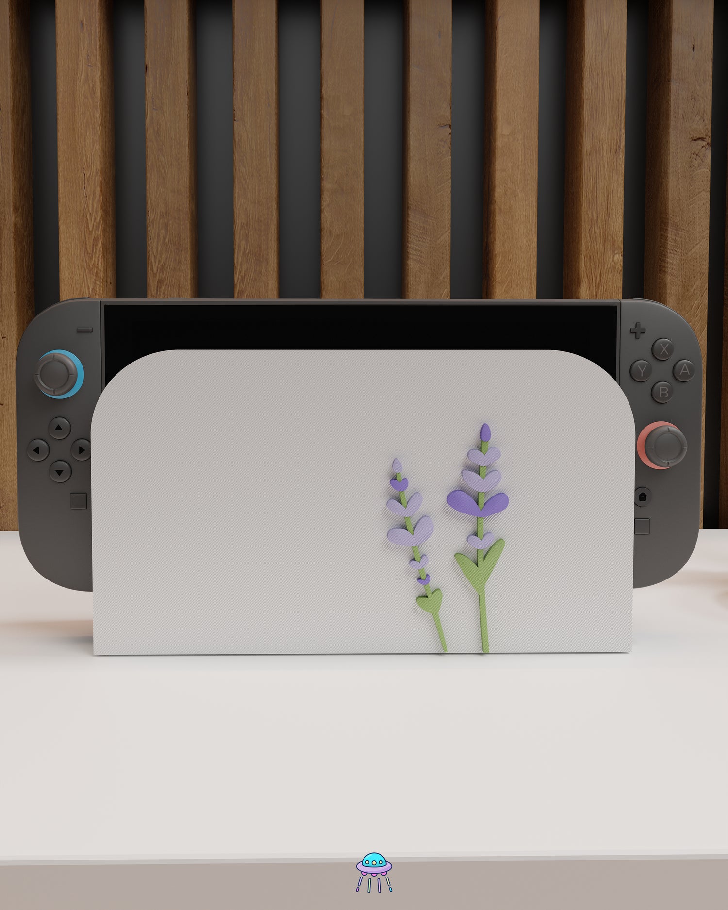Lavender Dock Cover for Nintendo Switch 2 – Original Faceplate Design