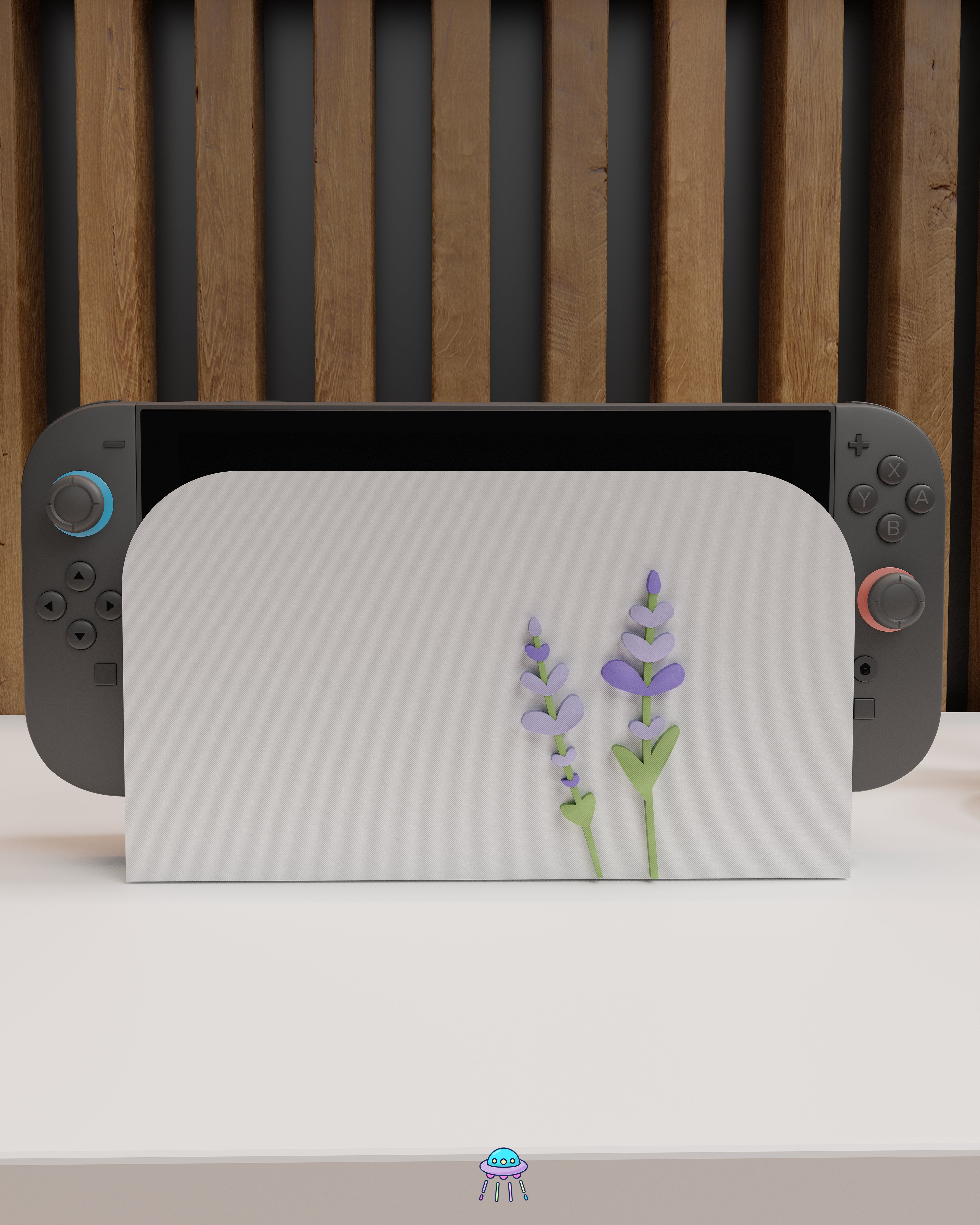 Lavender Dock Cover for Nintendo Switch 2 – Original Faceplate Design