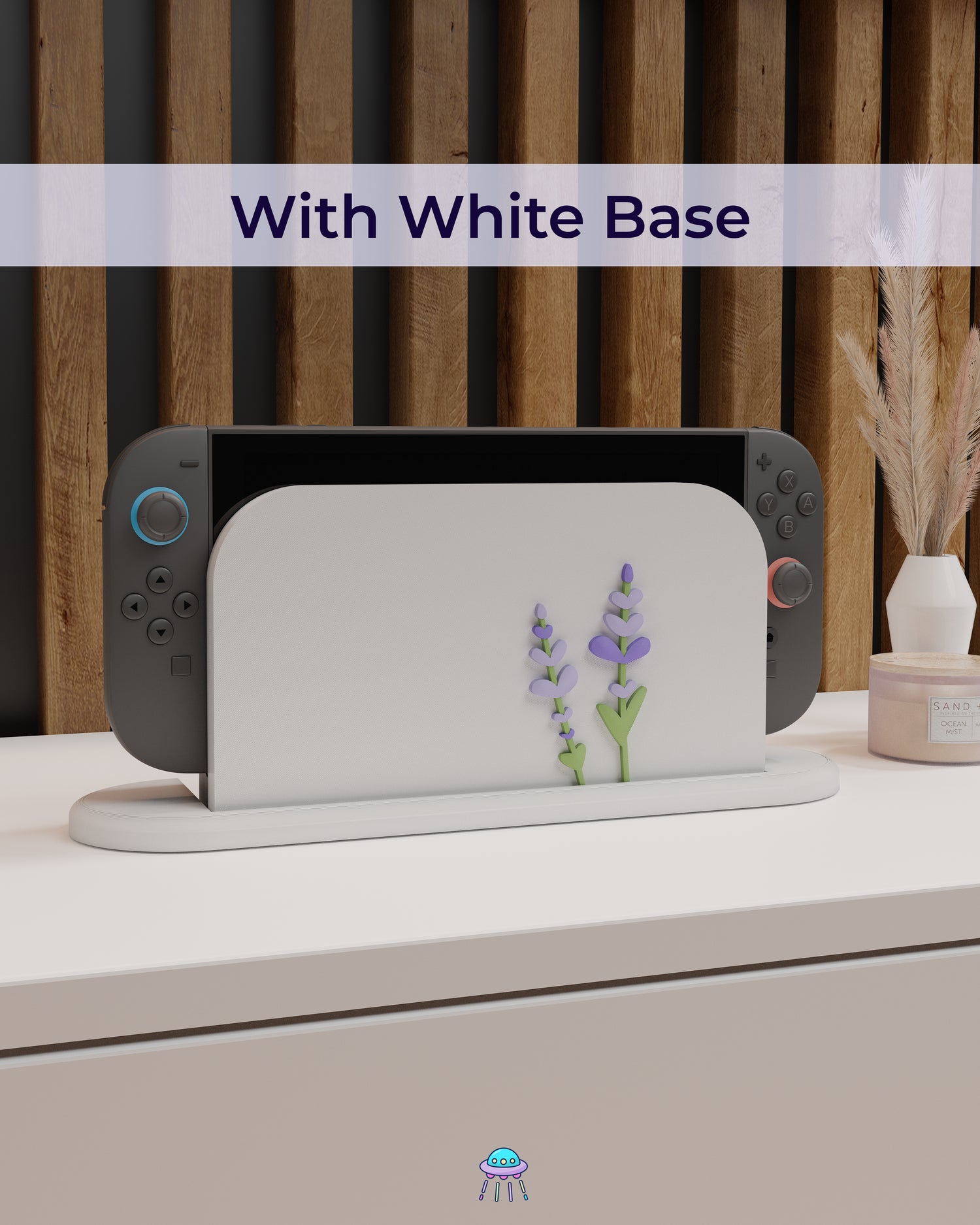 Lavender Dock Cover for Nintendo Switch 2 – Original Faceplate Design