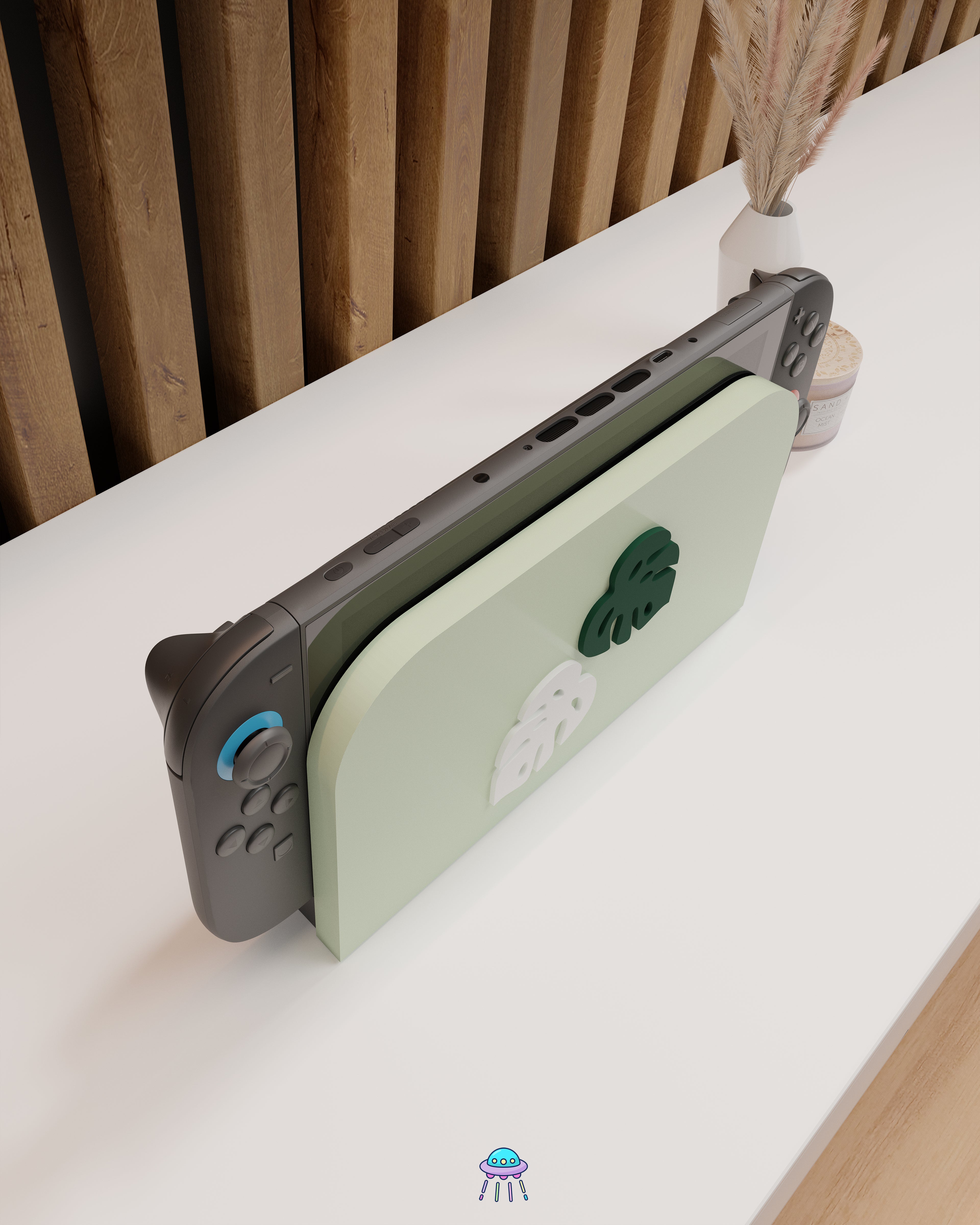 Leafy Dock Cover for Nintendo Switch 2 – Original Faceplate Design