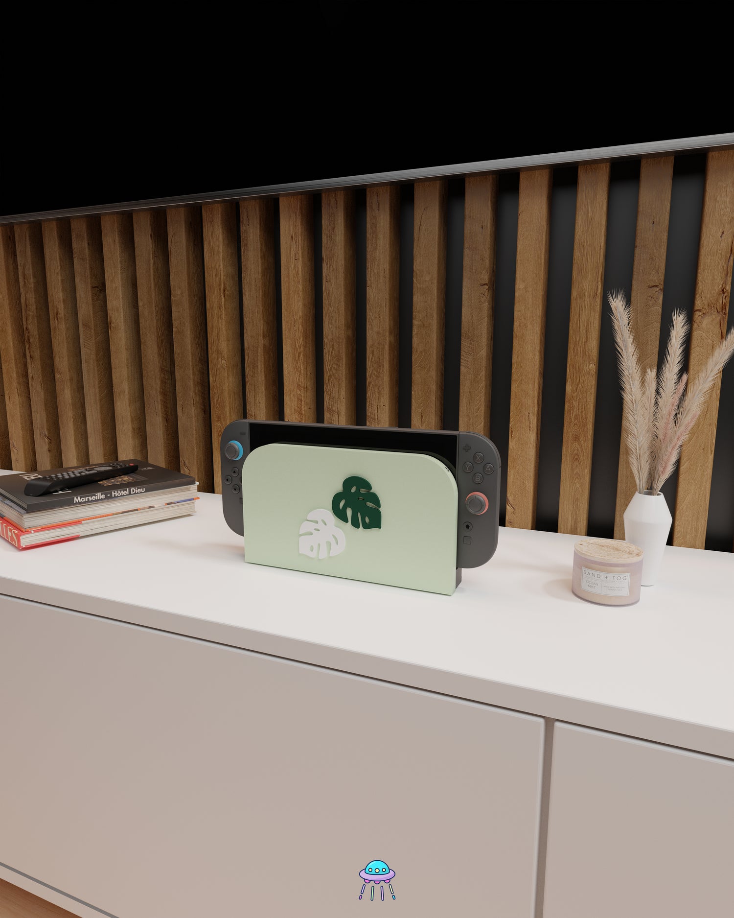 Leafy Dock Cover for Nintendo Switch 2 – Original Faceplate Design